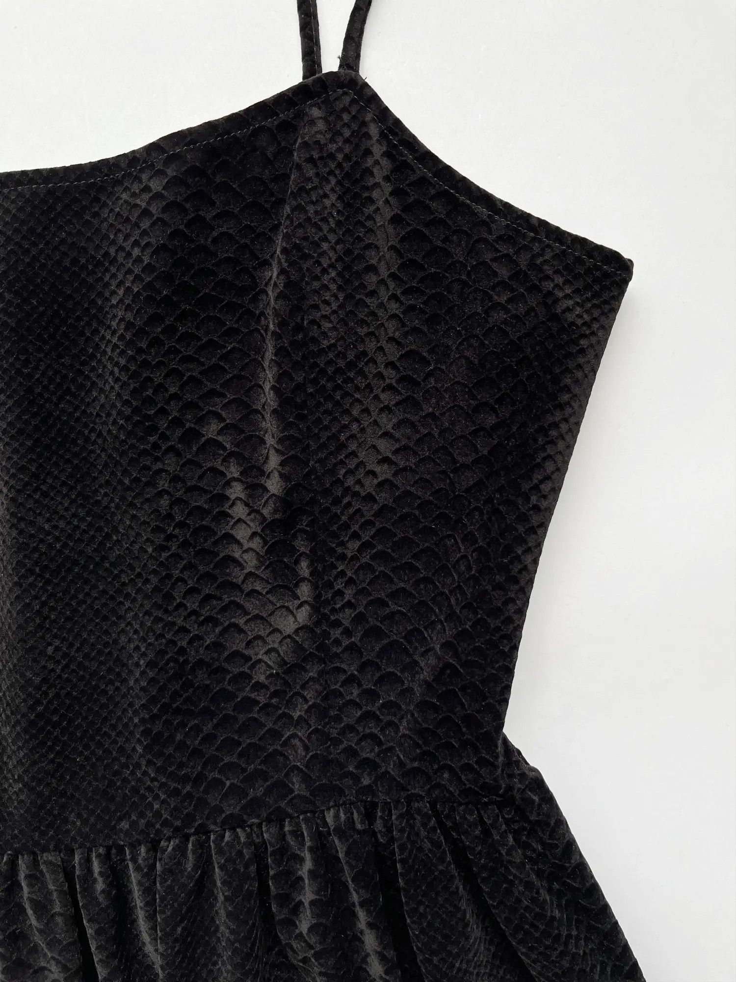 Alexander McQueen ⚡️QUICK SALE⚡️1996 Alexander McQueen Snake Velvet Dress Size M / US 6-8 / IT 42-44 - 4 Thumbnail