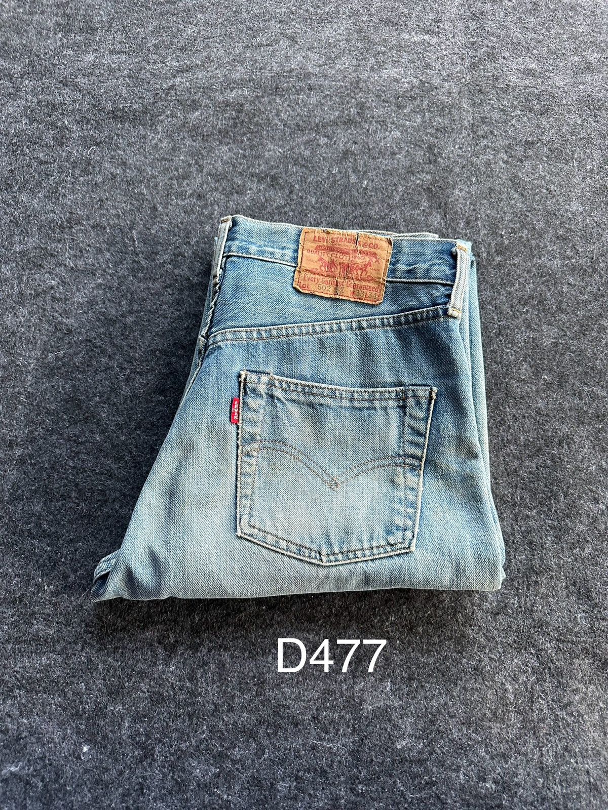Levi's Vintage LVC 502 XX Crop Dirty Denim D477 Size US 32 / EU 48 - 21 Thumbnail