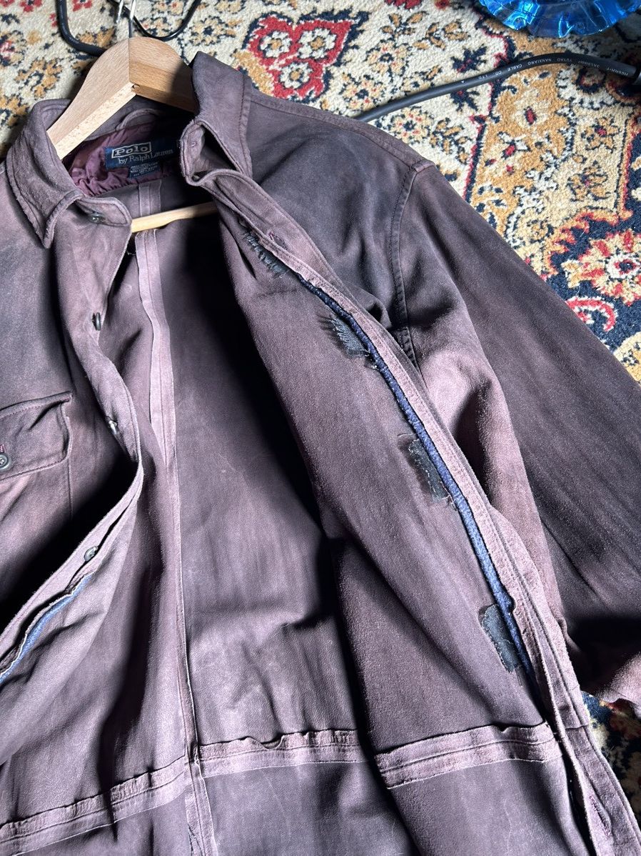 Leather × Polo Ralph Lauren × Vintage Vintage Polo Ralph Lauren leather shirt Size US L / EU 52-54 / 3 - 23 Thumbnail