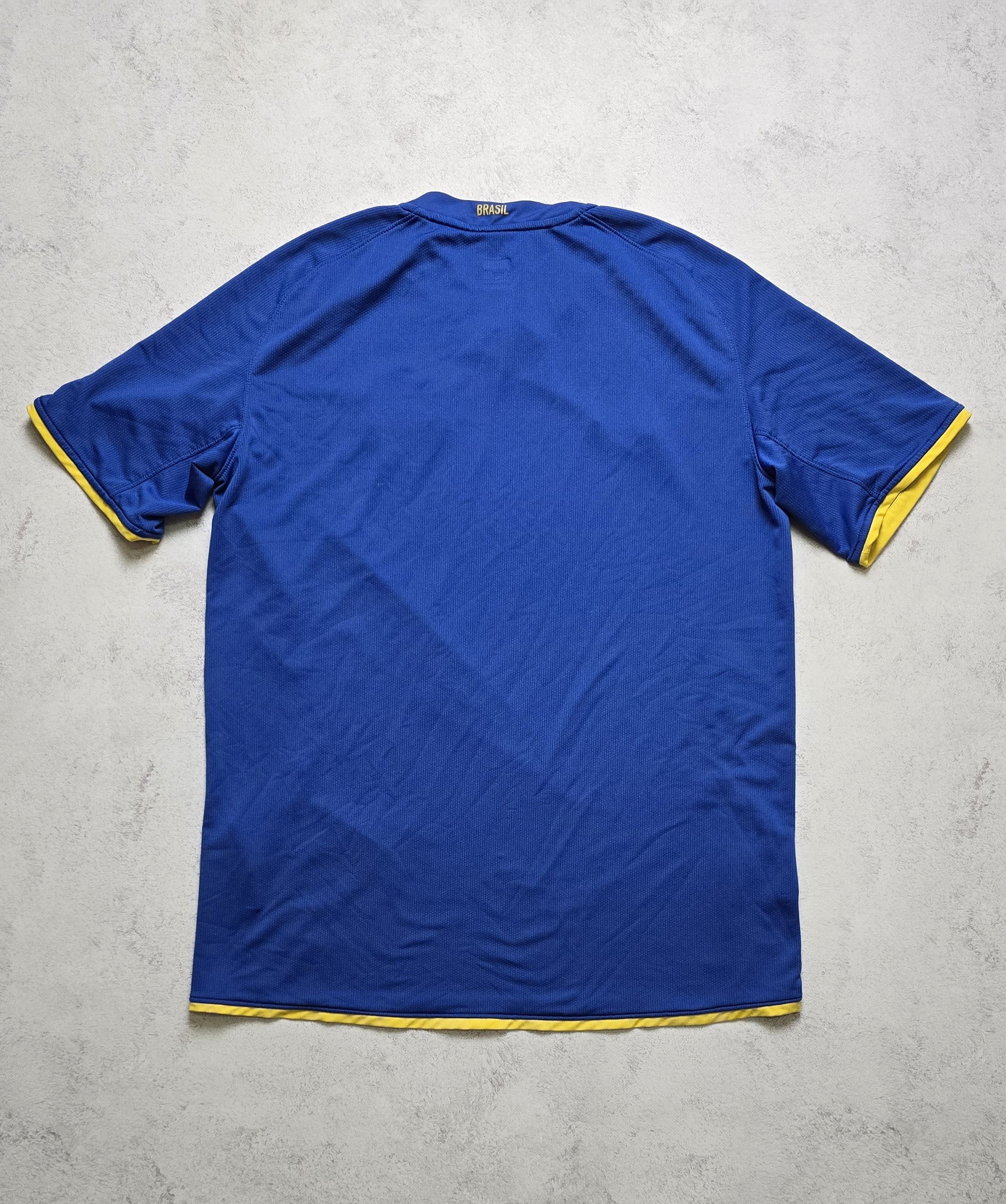 Nike VTG NIKE BRAZIL 2008 2009 AWAY FOOTBALL SHIRT SOCCER JERSEY Size US XL / EU 56 / 4 - 2 Thumbnail