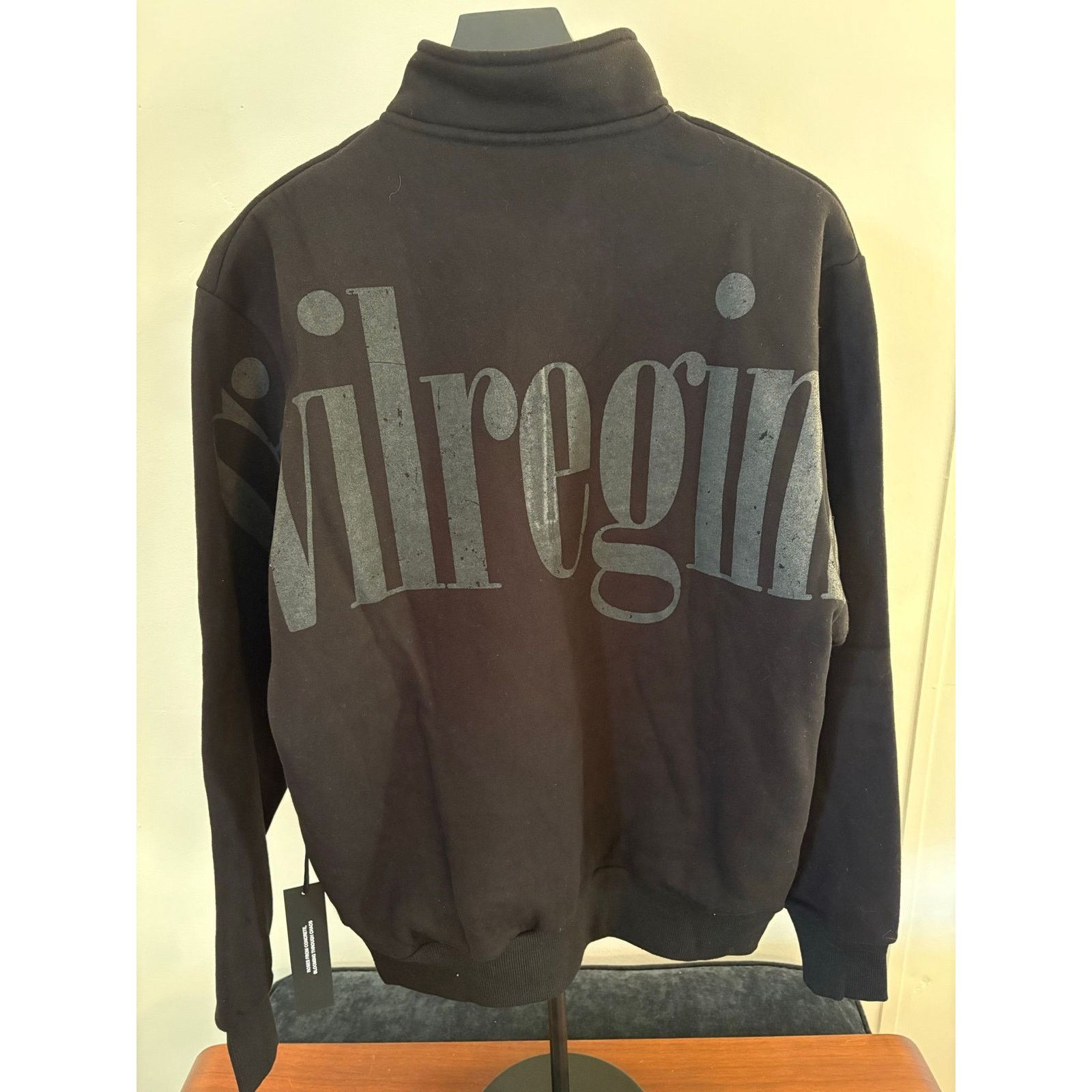 Civil Regime SZ M - NWT BLK quarter zip sweatshirt, Civil Regime Size US M / EU 48-50 / 2 - 2 Thumbnail