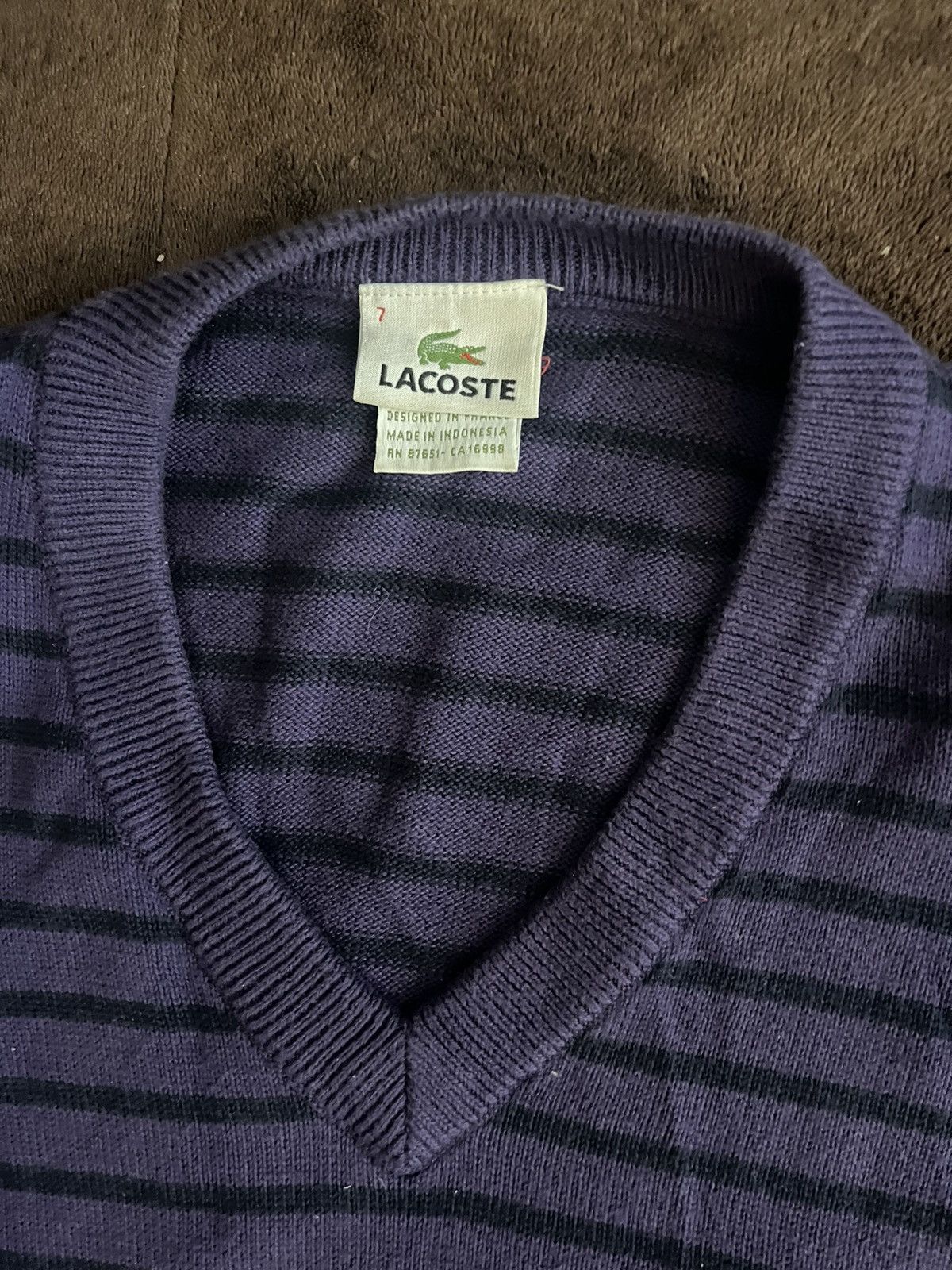 Lacoste Lacoste Crocodile Tennis Pullover Sweater Size XL/7 $165 Size US XL / EU 56 / 4 - 3 Thumbnail