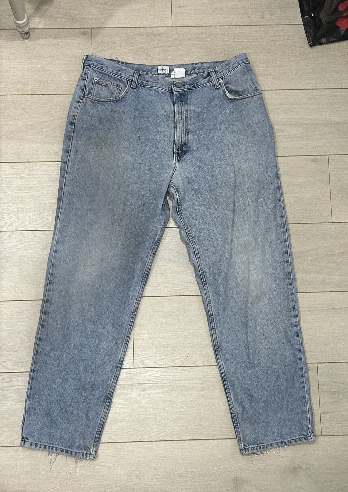 Calvin Klein Calvin Klein light blue jeans Size US 40 / EU 56 - 1 Thumbnail