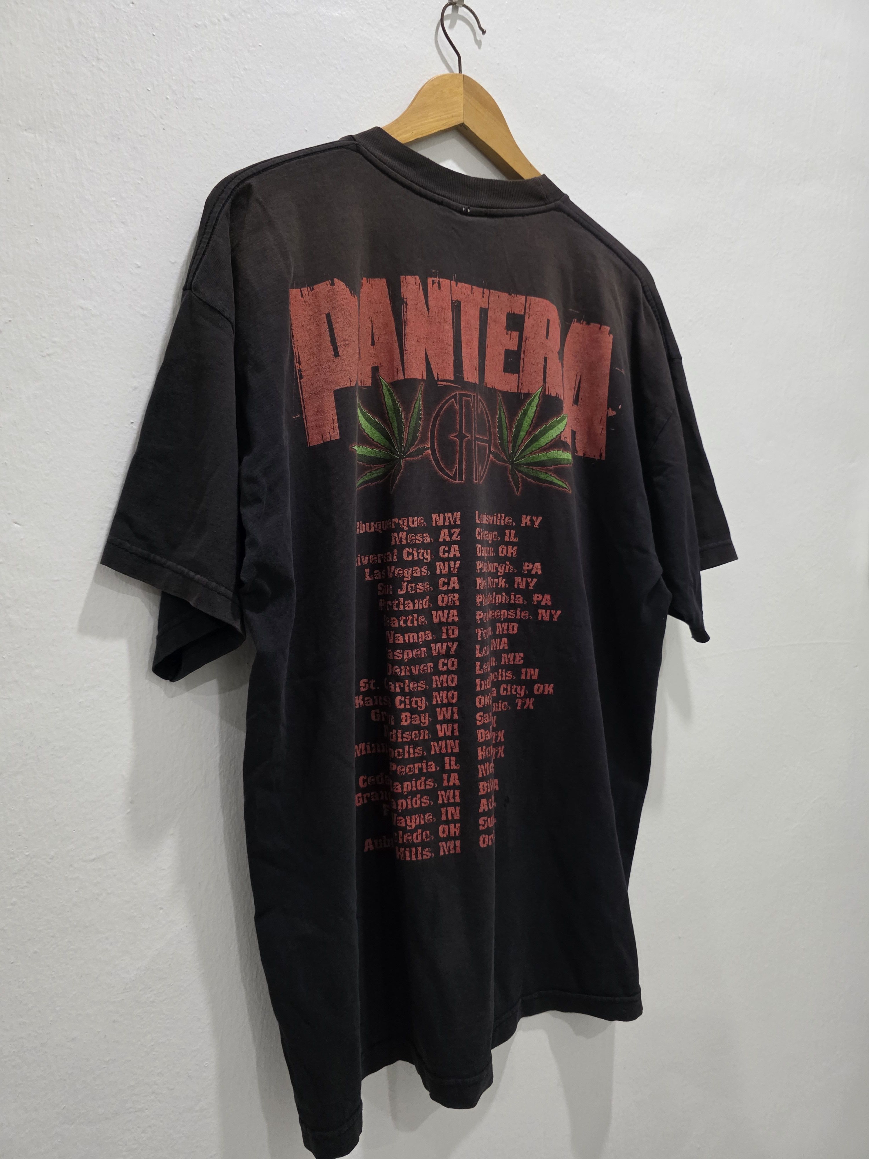 Band Tees Vintage 90s Pantera Tshirt Size US XL / EU 56 / 4 - 10 Thumbnail