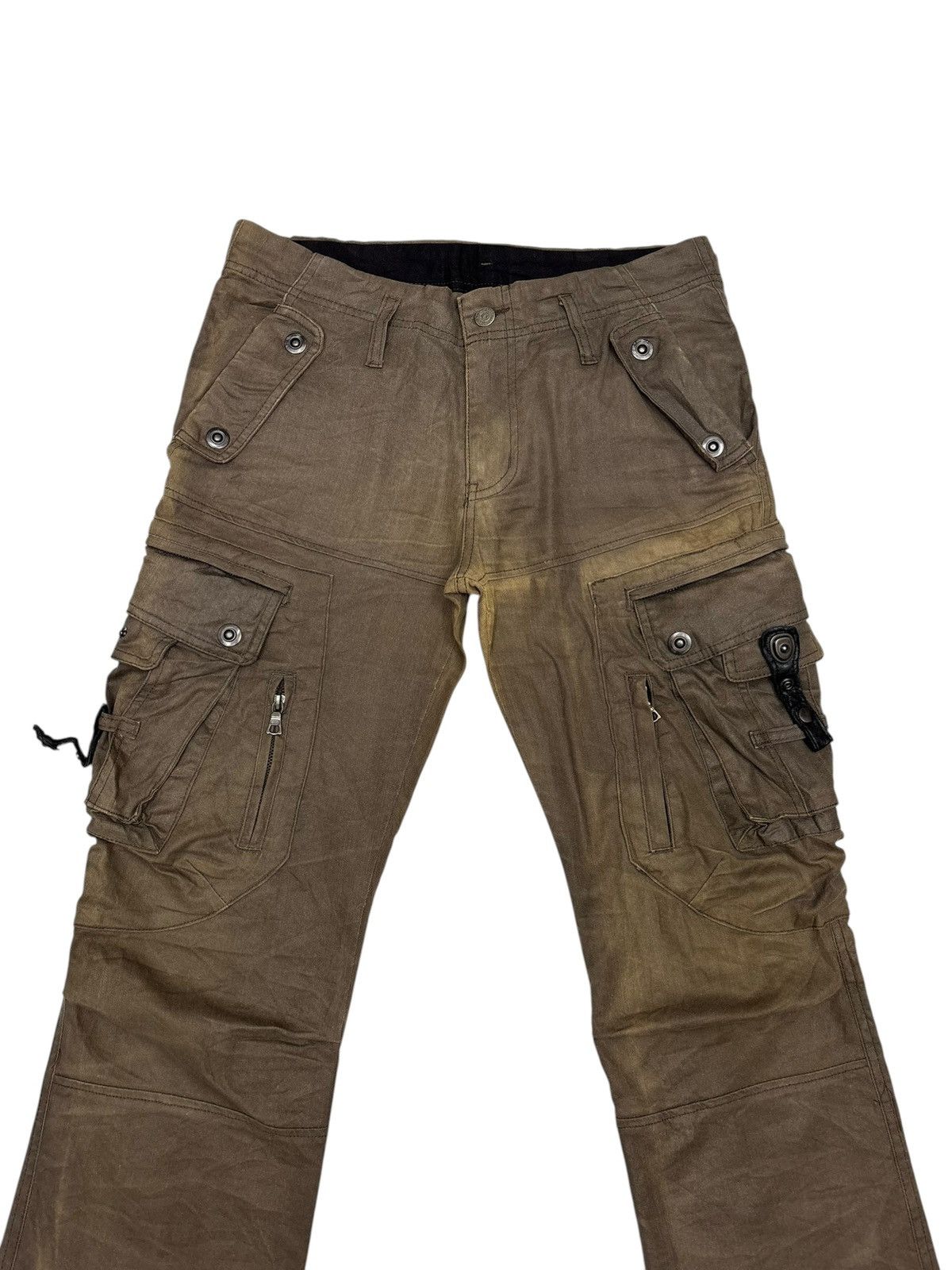 Tornado Mart TORNADO MART FLARE SUN FADED CARGO PANTS Size US 32 / EU 48 - 5 Thumbnail