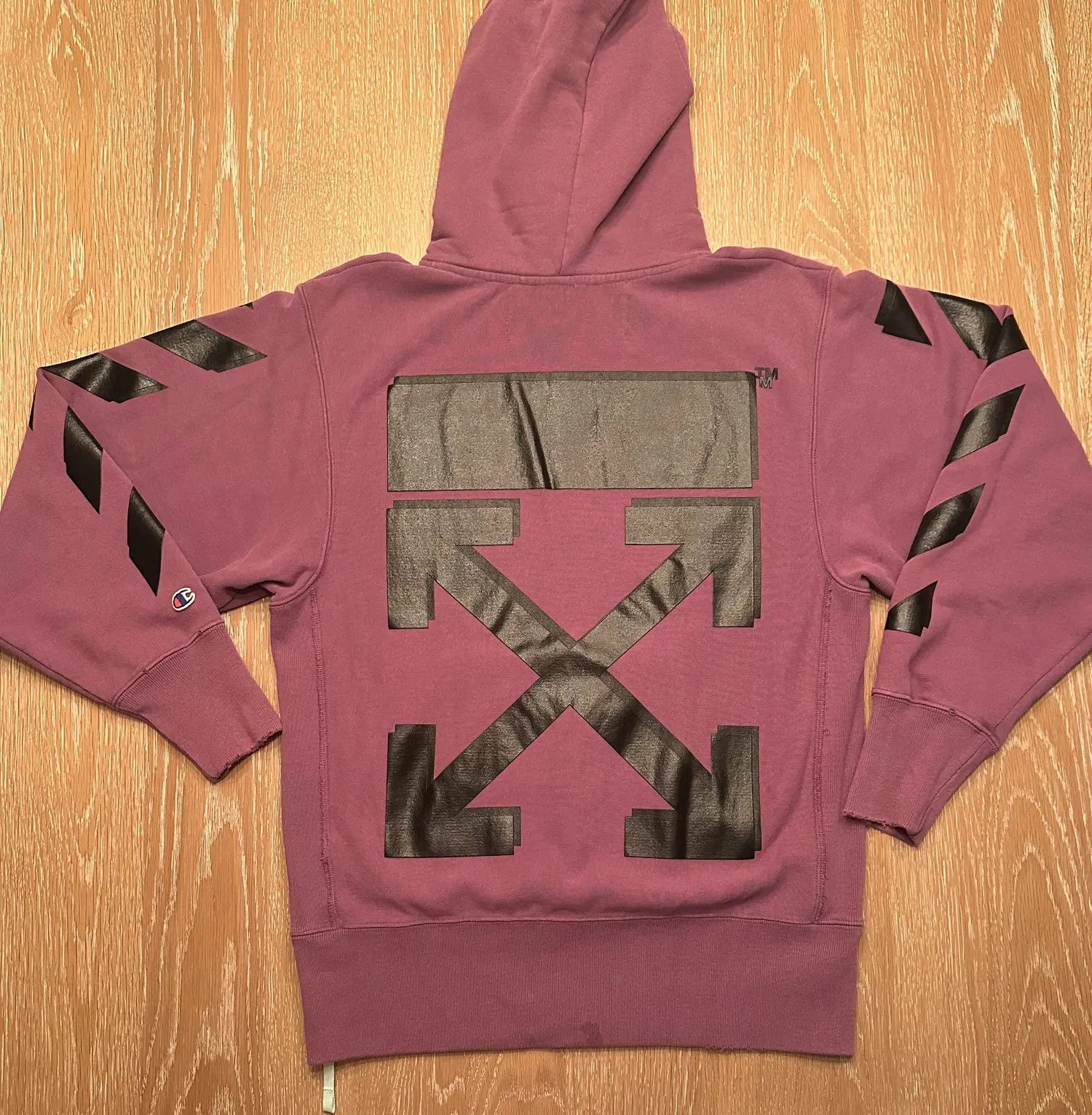 Off-White Off-White x Champion Hoodie Size US S / EU 44-46 / 1 - 2 Thumbnail