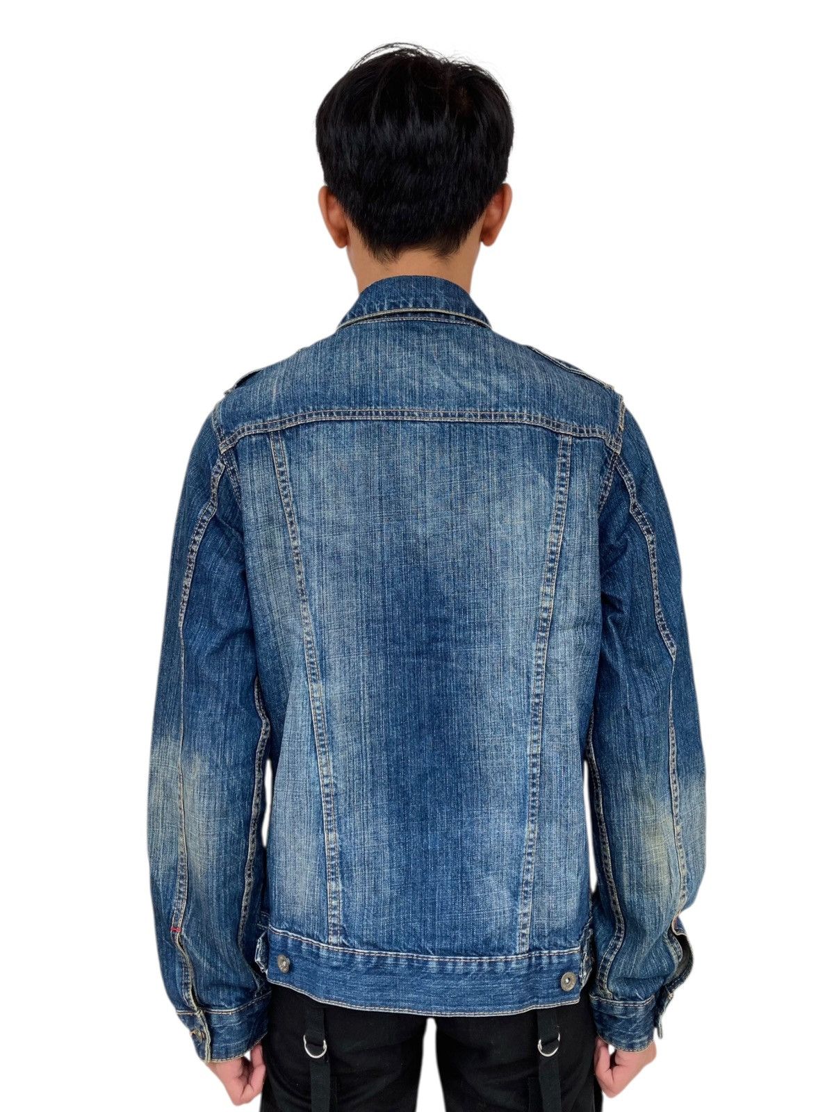 If Six Was Nine 2000s Semantic Design - Cyber Rider Denim Jacket Size US M / EU 48-50 / 2 - 4 Thumbnail
