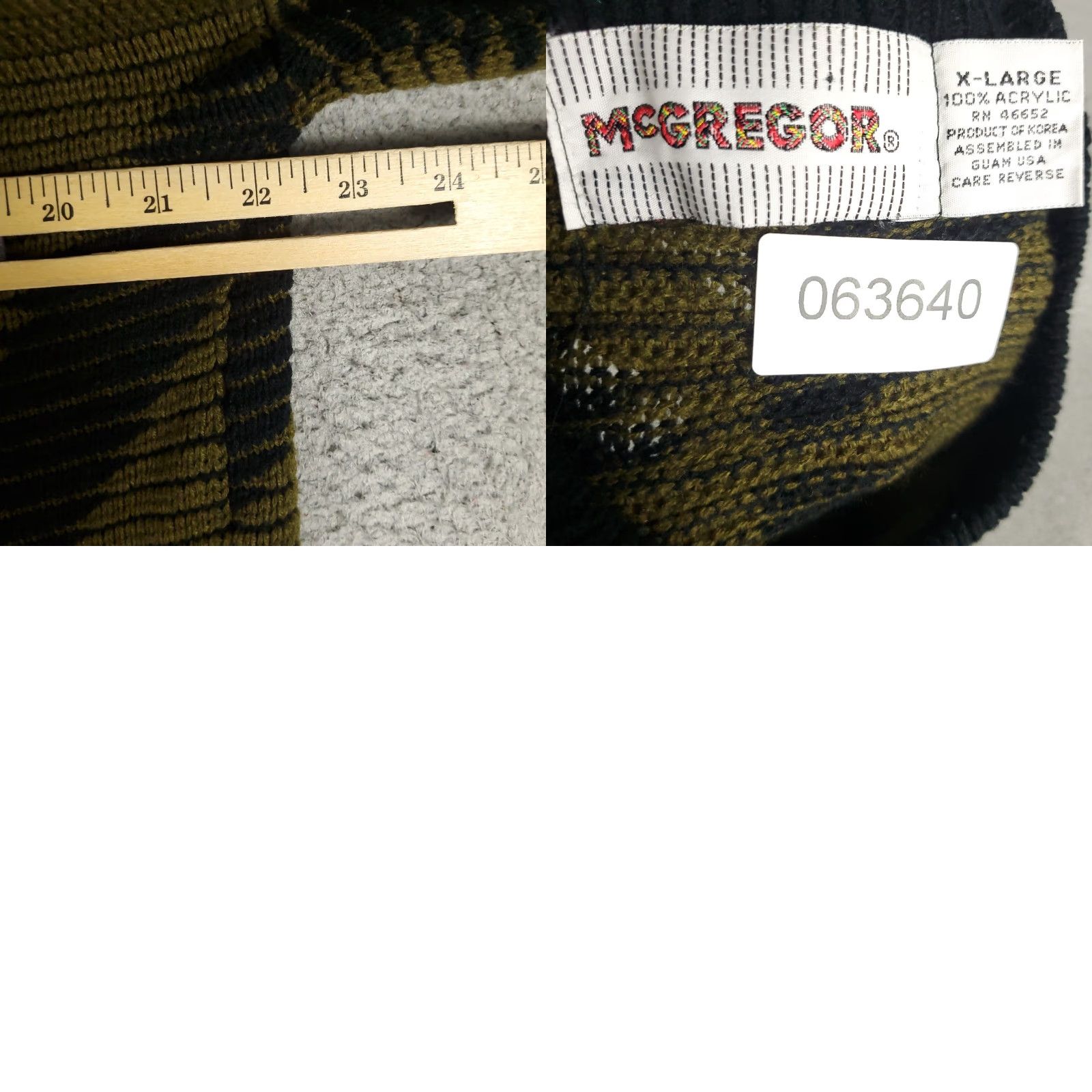 McGregor VINTAGE McGregor Sweater XL Brown Geometric Knit Crew Pullover Mens Size US XL / EU 56 / 4 - 8 Thumbnail