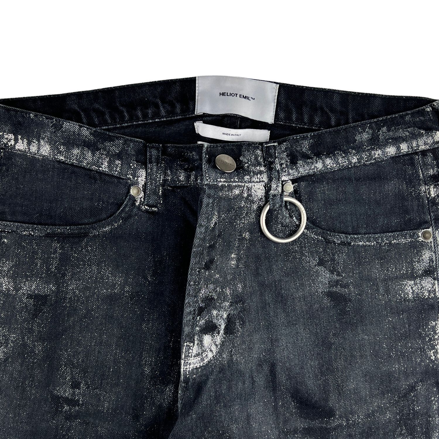 Heliot Emil Heliot Emil Hand-Printed Raw Denim Jeans Size US 28 / EU 44 - 3 Thumbnail
