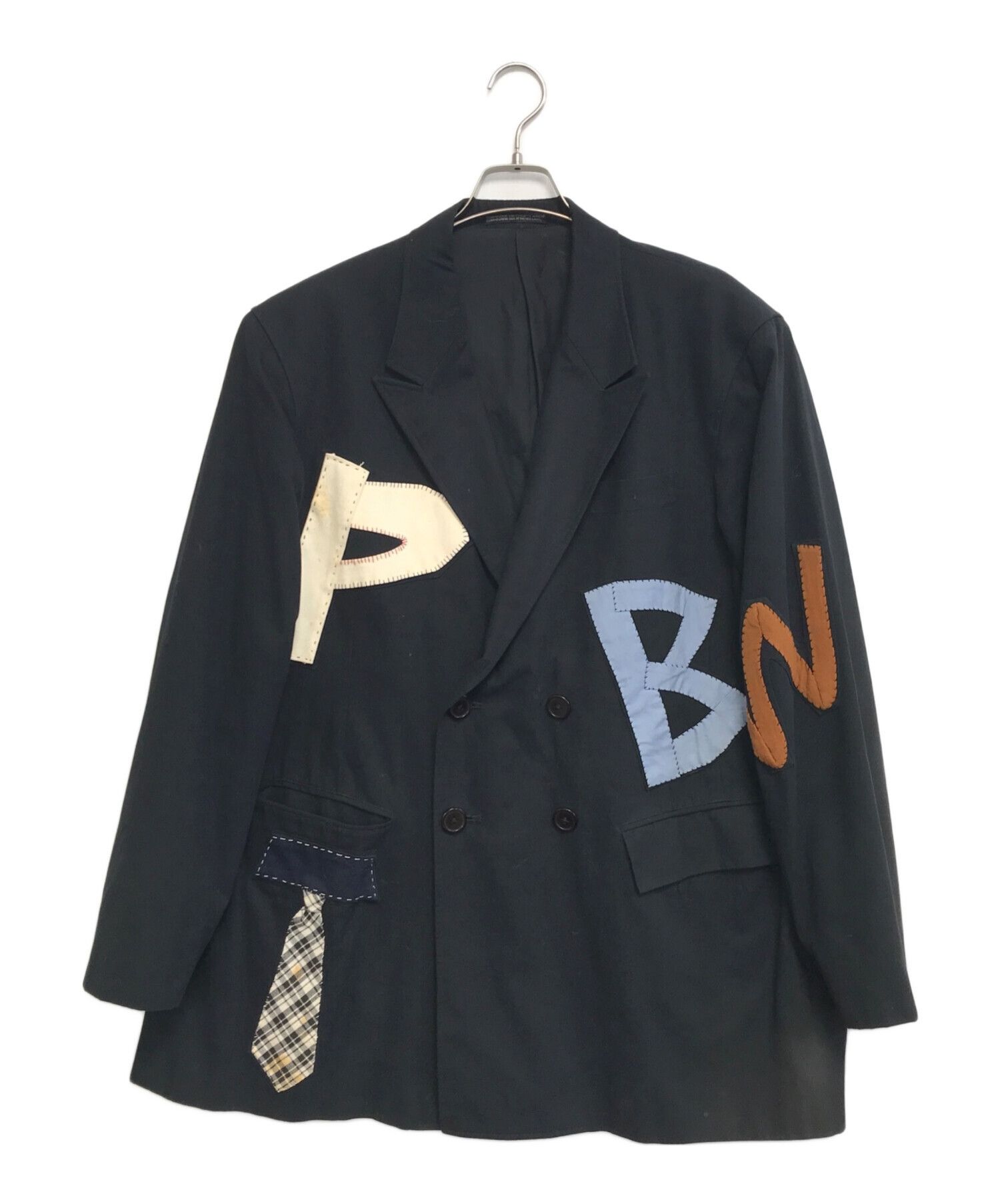 Yohji Yamamoto Yohji Yamamoto pour homme Alphabet Patch Cotton Jacket Size US M / EU 48-50 / 2 - 1 Thumbnail