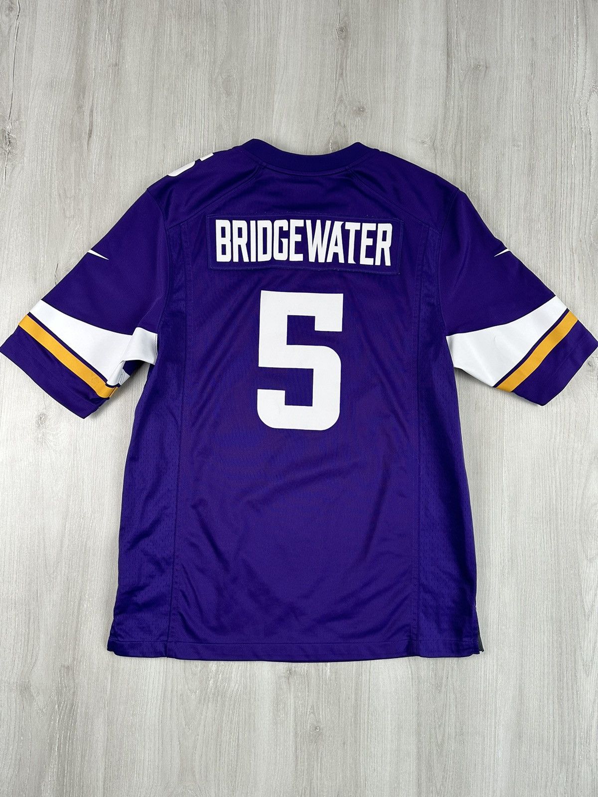 Vintage Minnesota Vikings Jersey Bridgewater Nike 5 NFL Size US M / EU 48-50 / 2 - 2 Thumbnail