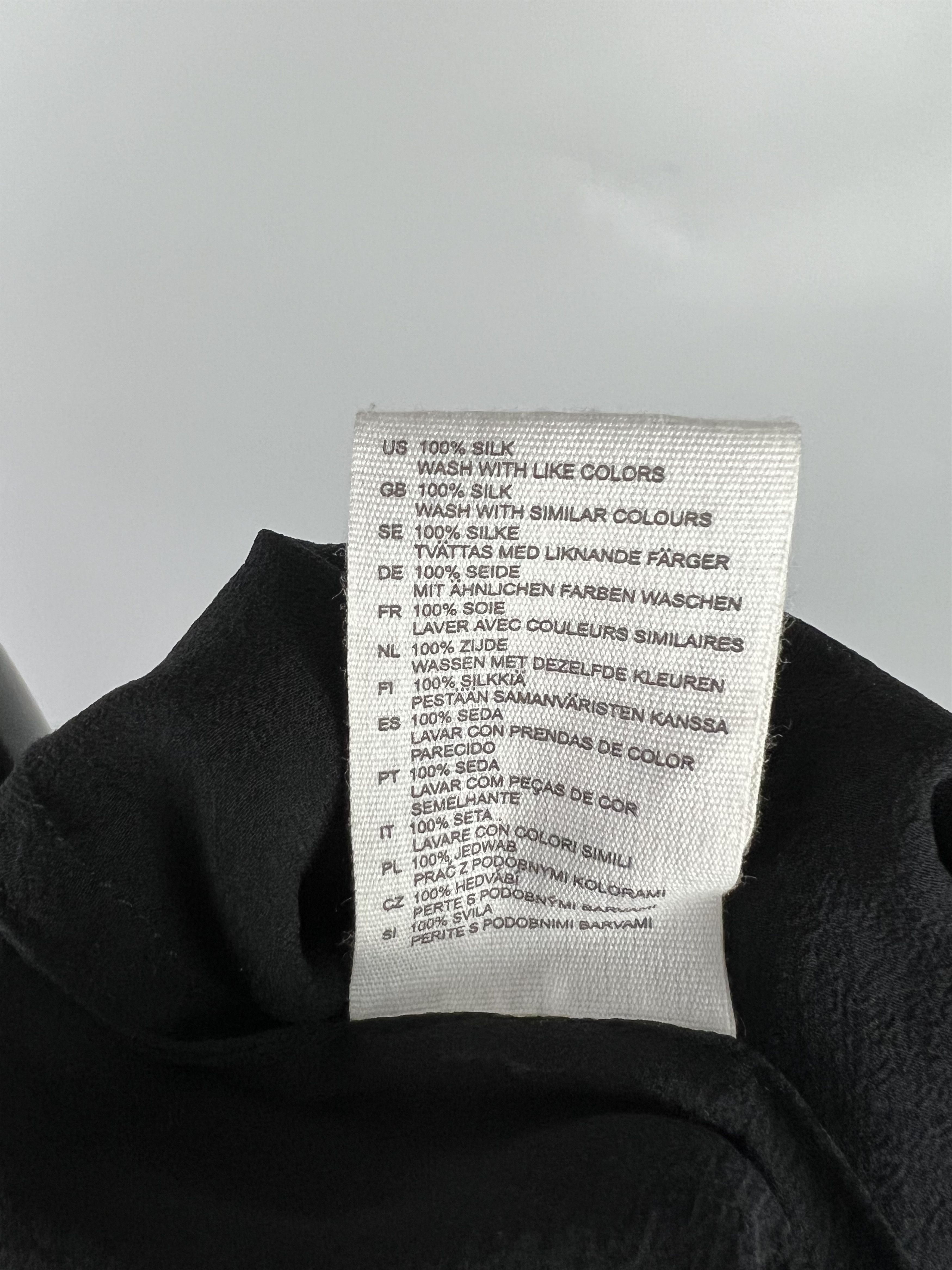 H&M × Karl Lagerfeld Karl Lagerfeld For H&M Sleeveless Asymmetric Silk Dress US6 Size M / US 6-8 / IT 42-44 - 10 Thumbnail