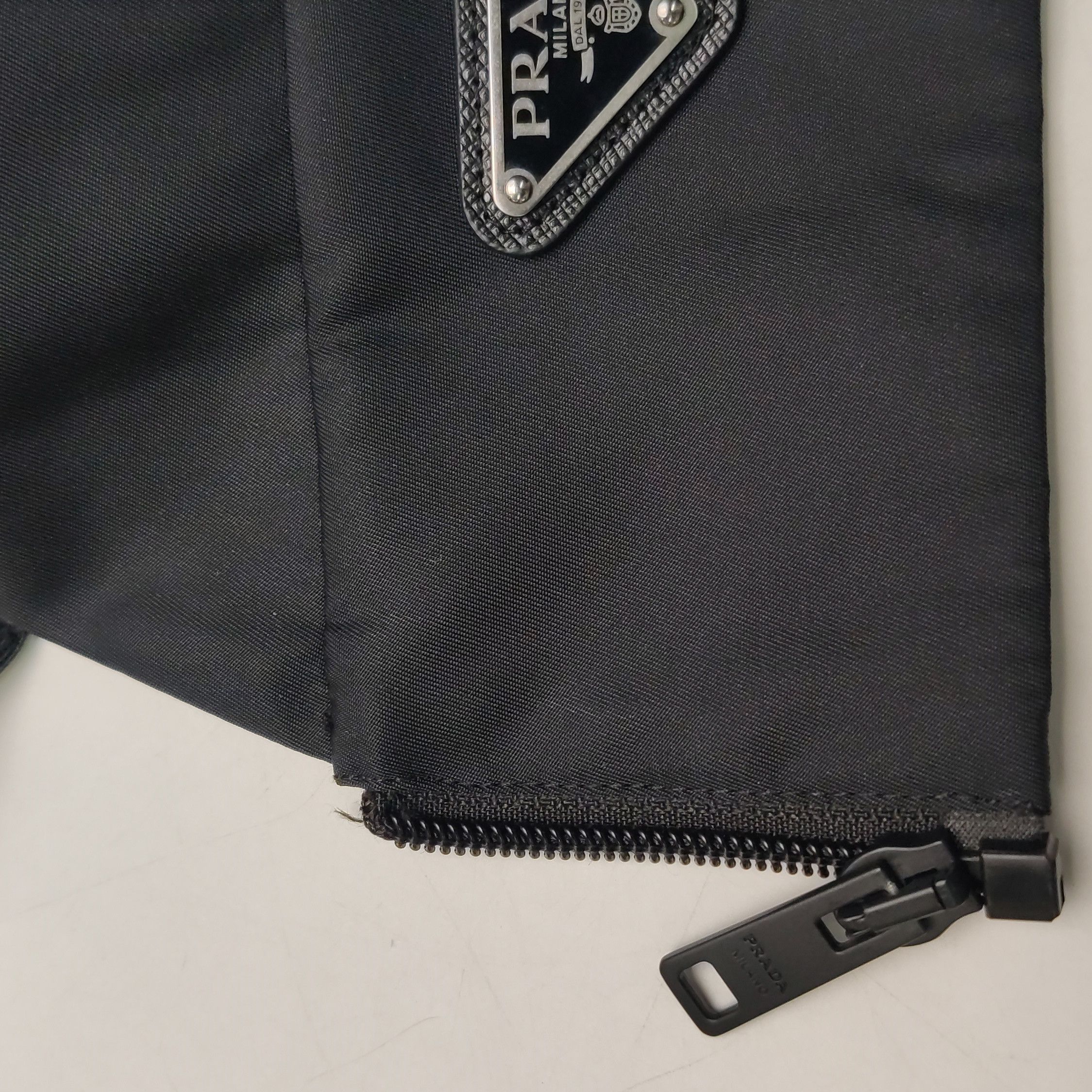 Prada Prada Black Zip Vest with Triangle Logo . Size M / US 6-8 / IT 42-44 - 8 Thumbnail