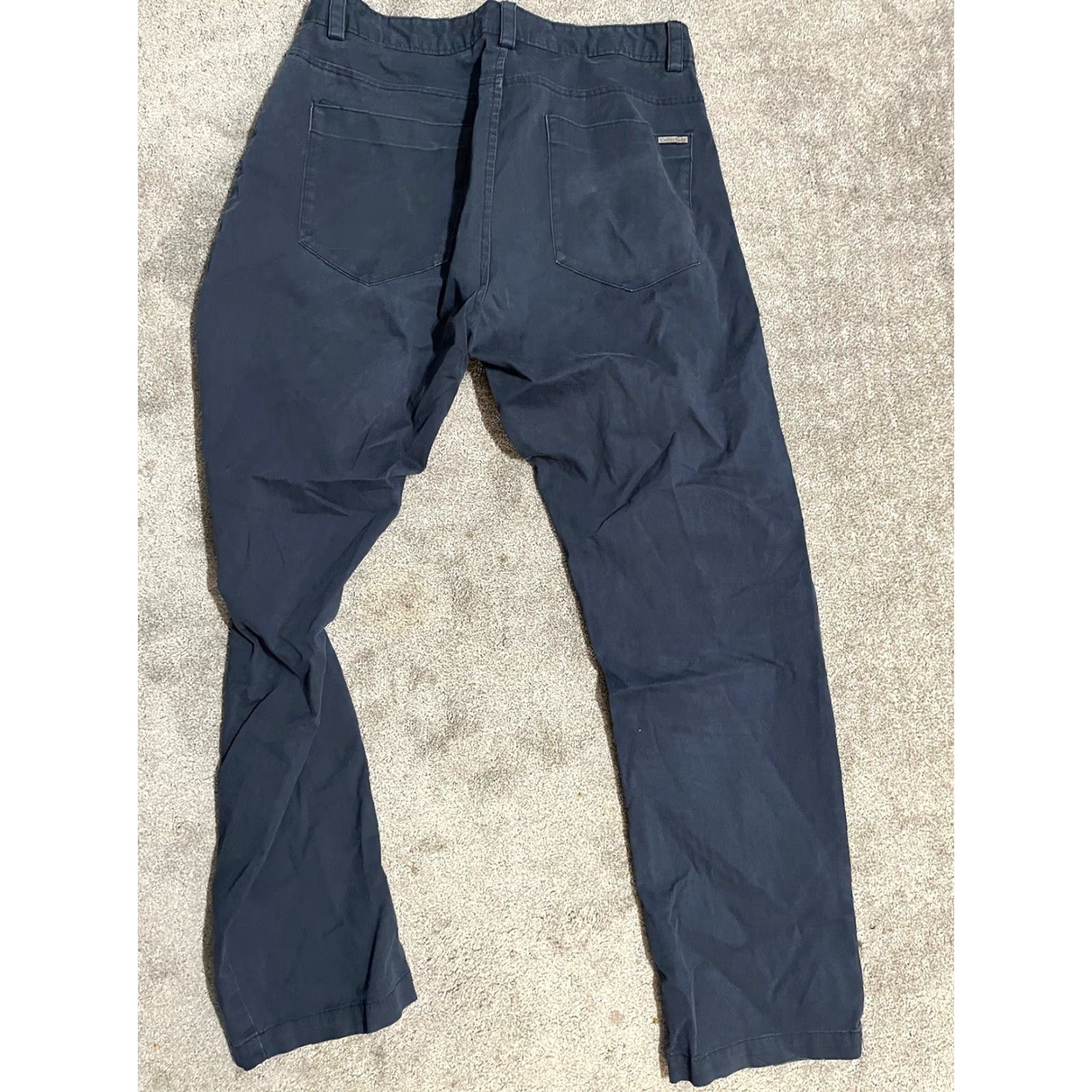 Calvin Klein Calvin Klein Slim Fit Chino Pants Men's 32x30 Blue Solid Dress Casual Workwear Size US 32 / EU 48 - 3 Thumbnail