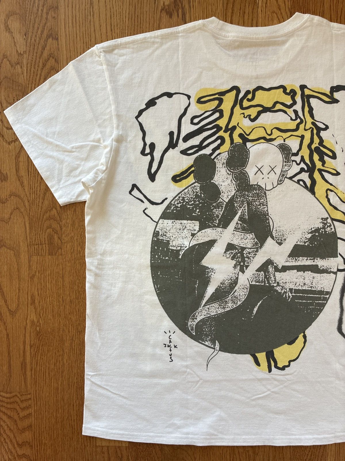 Fragment Design × Kaws × Travis Scott Travis Scott Cactus Jack Fragment Kaws Tee Size US L / EU 52-54 / 3 - 4 Thumbnail