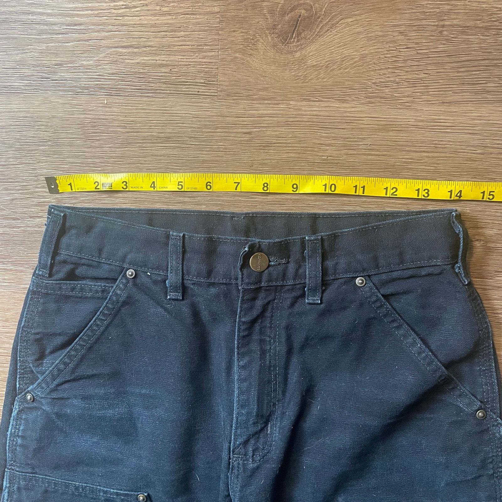 Carhartt Faded Black Carhartt Double Knee Pants - 28 x 32 Size US 28 / EU 44 - 3 Thumbnail