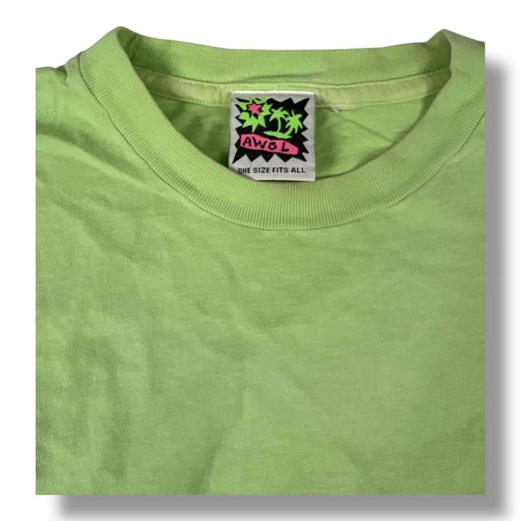 Other Vintage AWOL Green Single Stitch T-Shirt One Size Extra Larg Size US XL / EU 56 / 4 - 6 Thumbnail