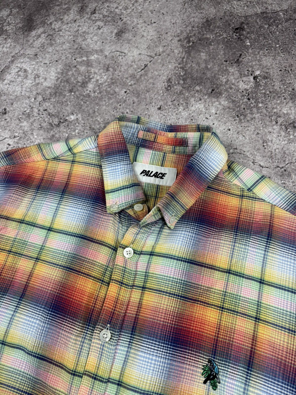 Palace Palace Parrot Rainbow Plaid Button Shirt Size US M / EU 48-50 / 2 - 6 Thumbnail