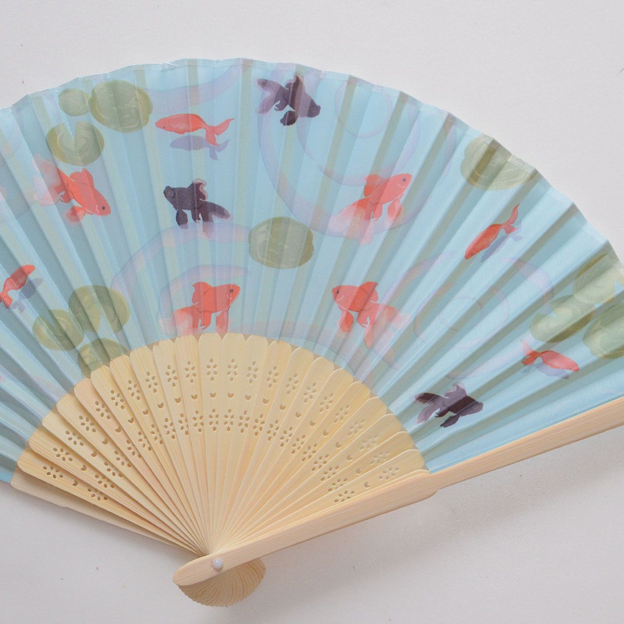 Other Japanese Folding Fan Sensu with Goldfish and Demekin Design Size ONE SIZE - 1 Thumbnail