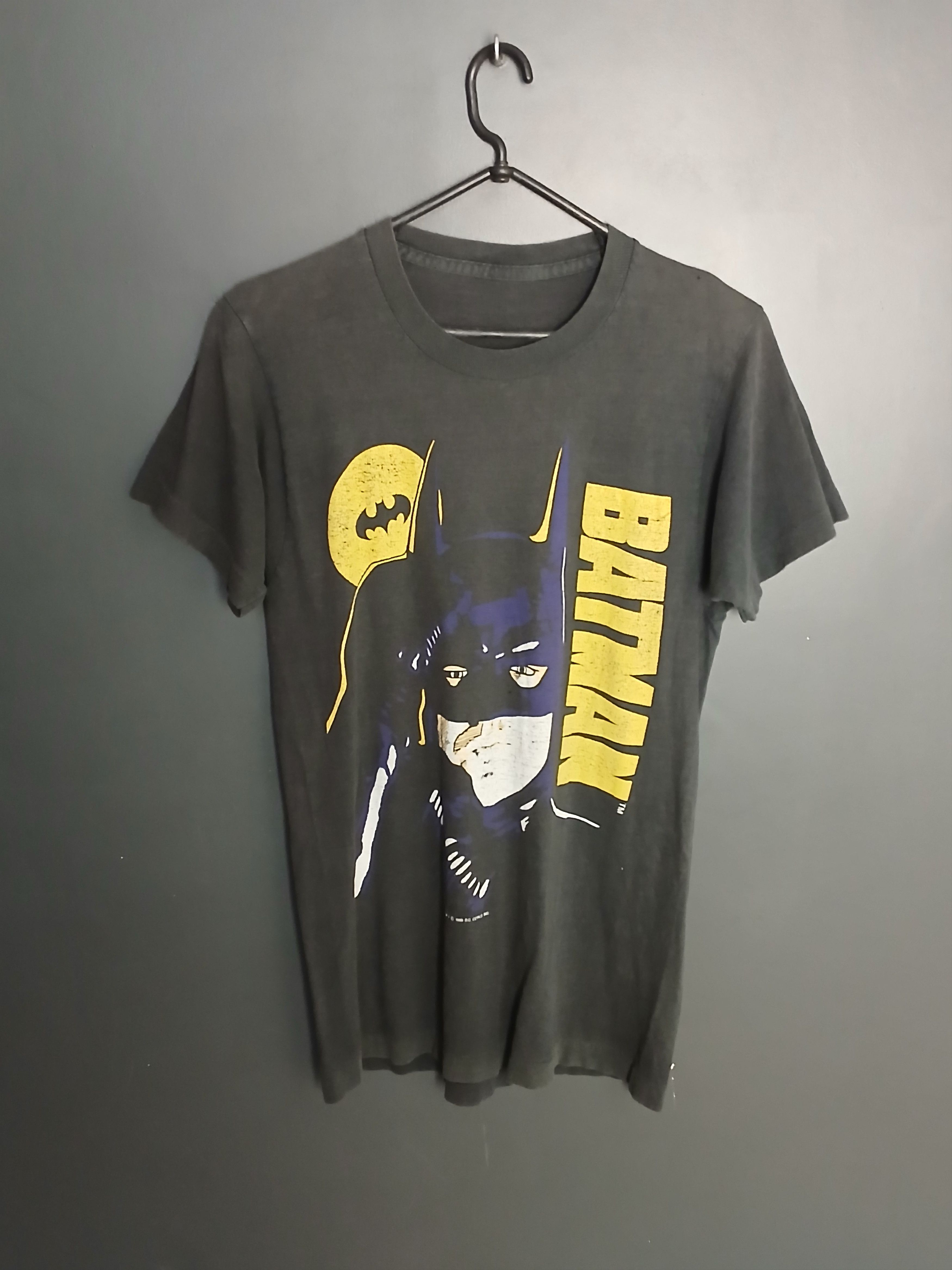 DC Comics × Vintage Vintage 1989 DC Batman Single Stitch T-Shirt Size US S / EU 44-46 / 1 - 1 Thumbnail