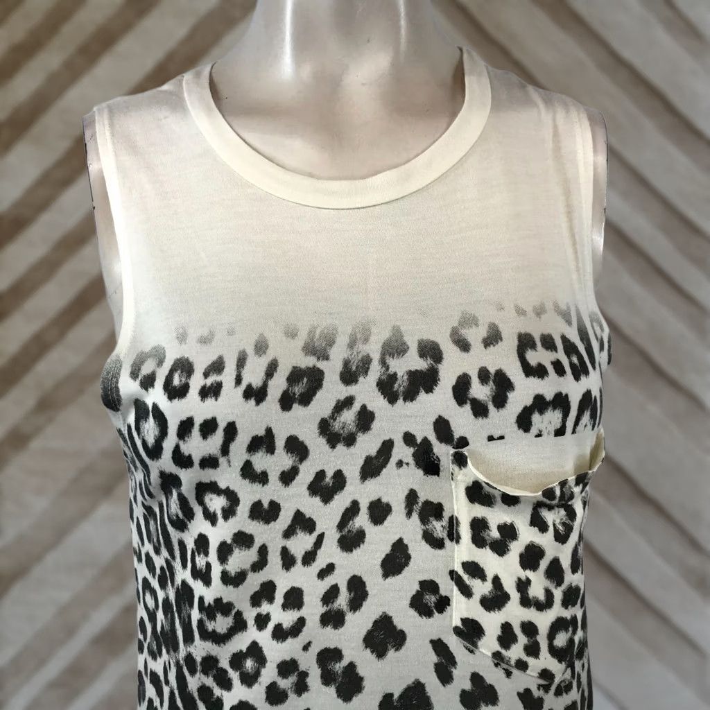 Haute Hippie HAUTE HIPPEE Tank Womens XS Sleeveless Cheetah Modal Cream Size XS / US 0-2 / IT 36-38 - 1 Thumbnail