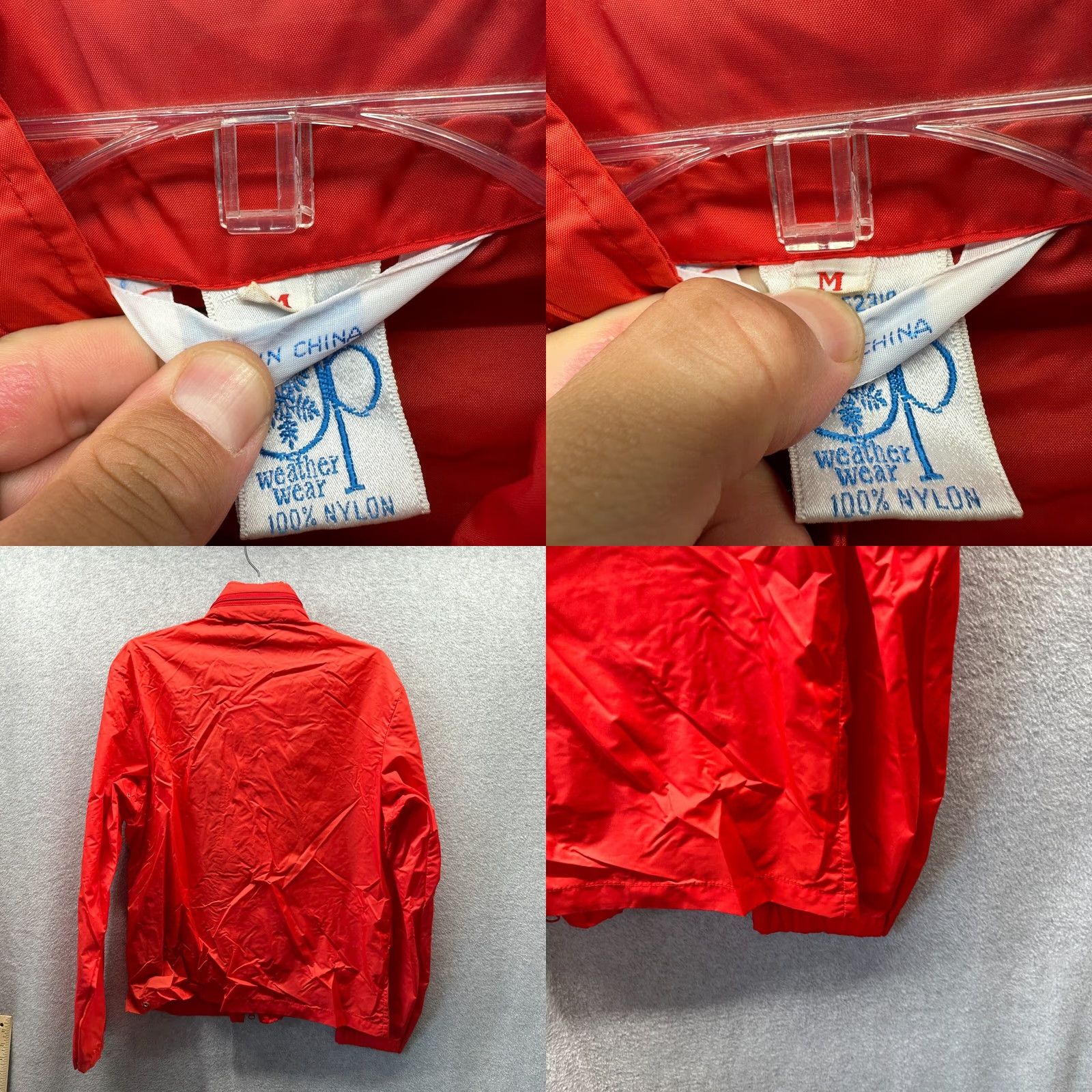 Ocean Pacific Vintage Ocean Pacific Jacket Mens Windbreaker M Red Logo Full Zip OP Windbreaker Mens Size US M / EU 48-50 / 2 - 8 Thumbnail