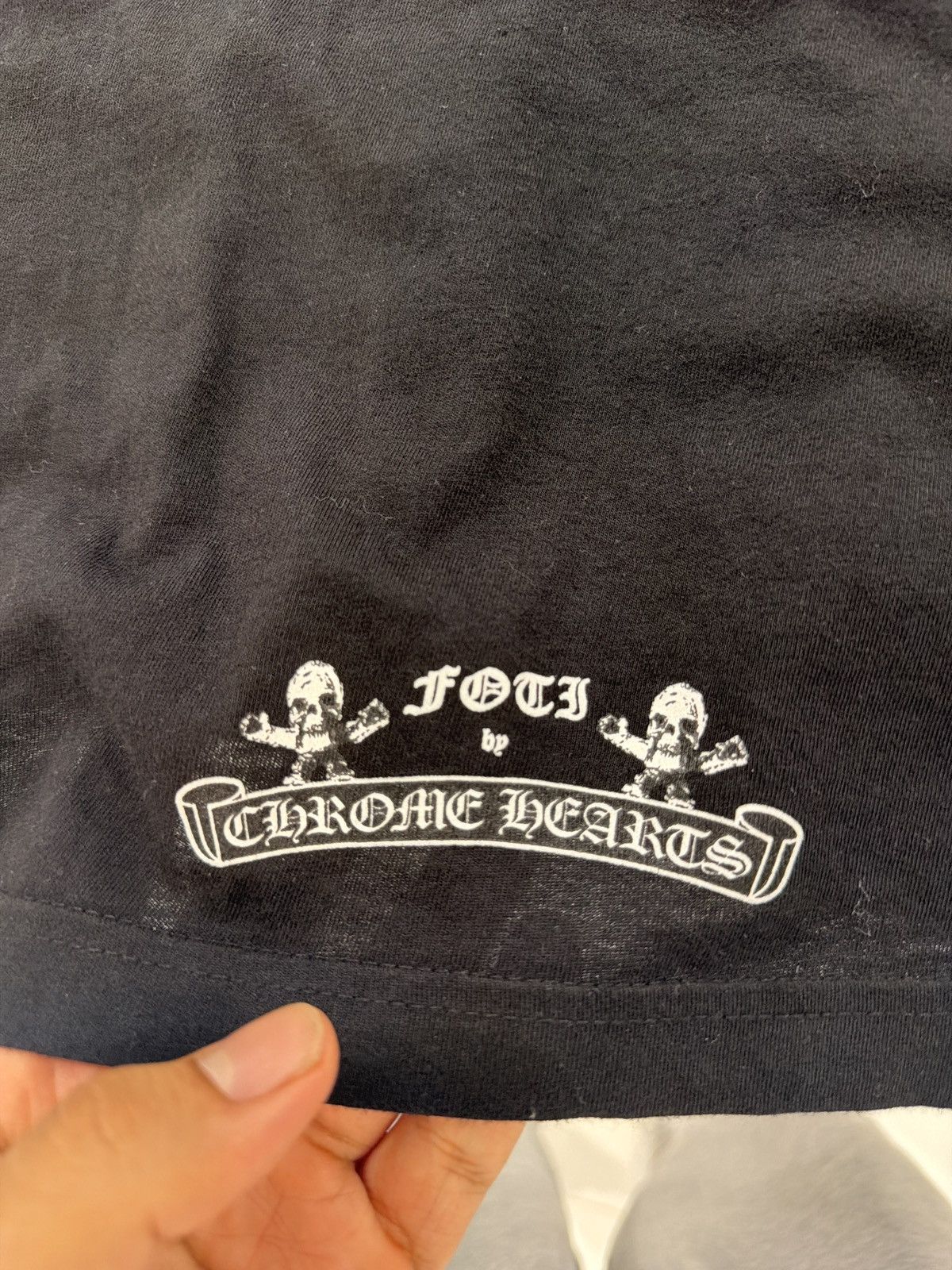 Chrome Hearts Chrome Hearts Foti Tik Tak Black Tee Size US XL / EU 56 / 4 - 3 Thumbnail