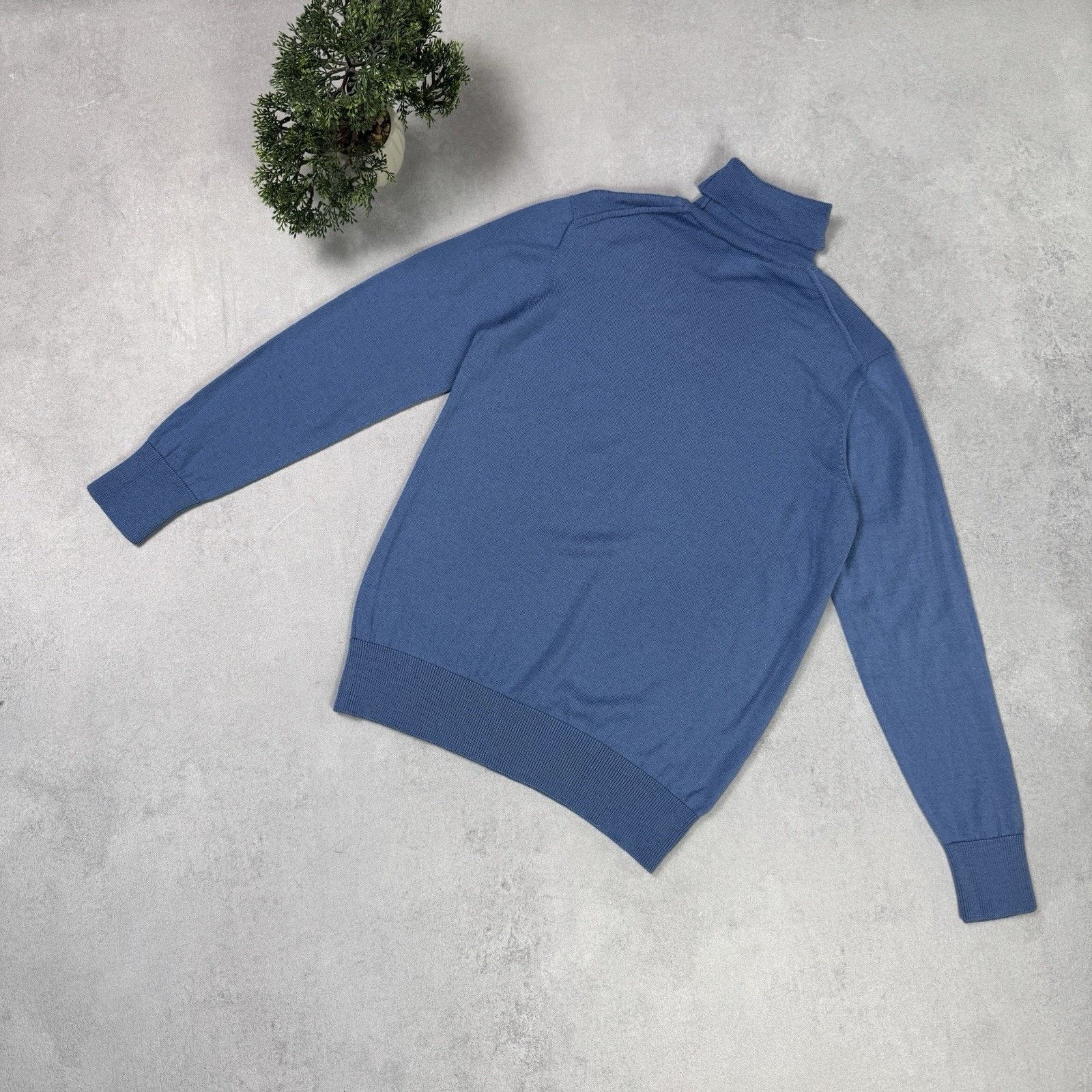 Gran Sasso Gran Sasso Women Turtleneck Sweater Blue Size 42 Size M / US 6-8 / IT 42-44 - 16 Thumbnail