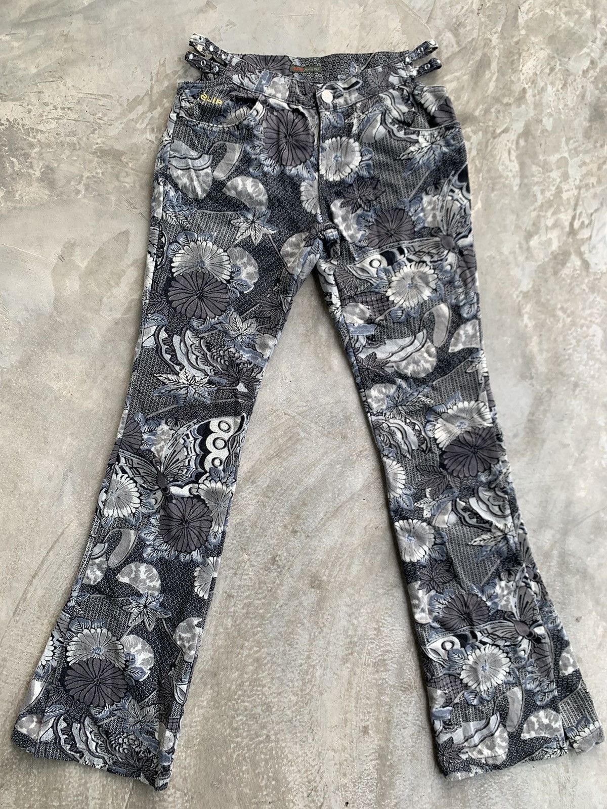 Hysteric Glamour × Japanese Brand × Vintage Women Denim Flower Full Print By Designer Size 28" / US 6 / IT 42 - 1 Thumbnail