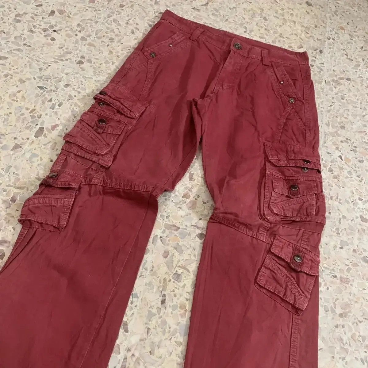 STEALS💥VTG JAPANESE UTILITY MULTIPOCKET CARGO FADED PANTS