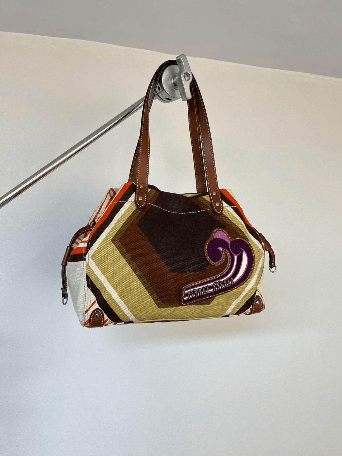 Miu Miu Miu Miu Miu Miu 05ss Canvas Shoulder Bag-2506 Size ONE SIZE - 2 Thumbnail