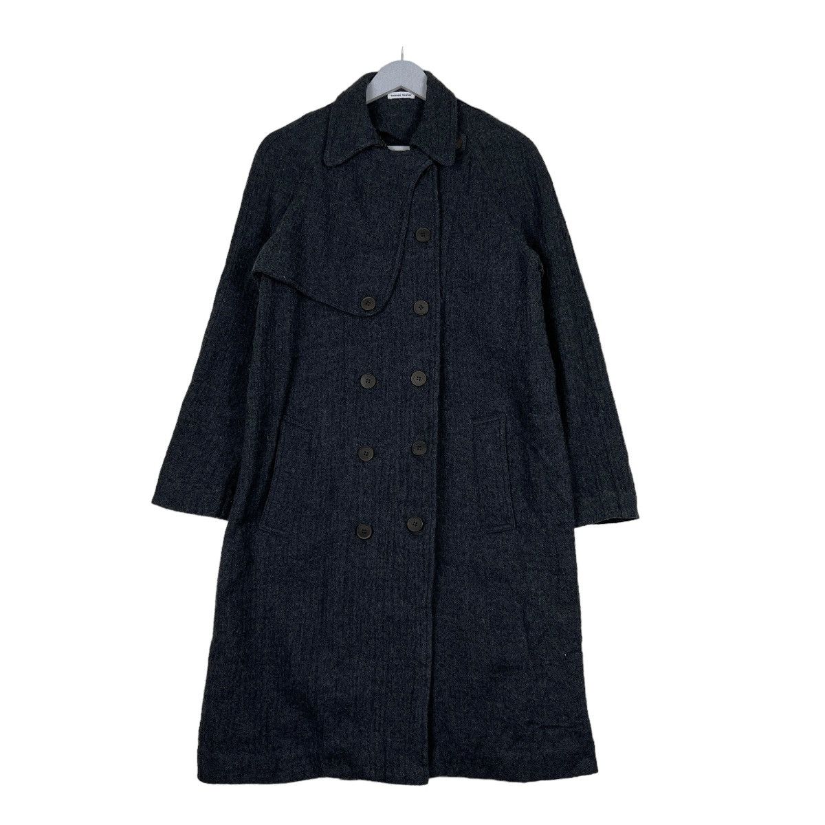 Tomas Maier 🔥 TOMAS MAIER DOUBLE BREAST OVERCOAT MADE IN ITALY Size US M / EU 48-50 / 2 - 2 Thumbnail