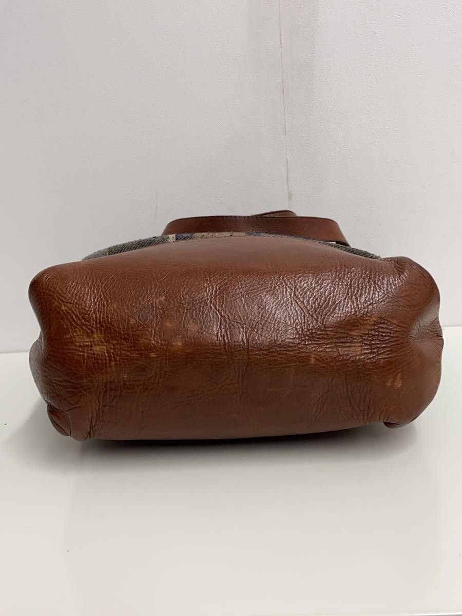 Yohji Yamamoto yohji yamamoto POUR HOMME Tweed/leather/tote bag Size ONE SIZE - 4 Thumbnail