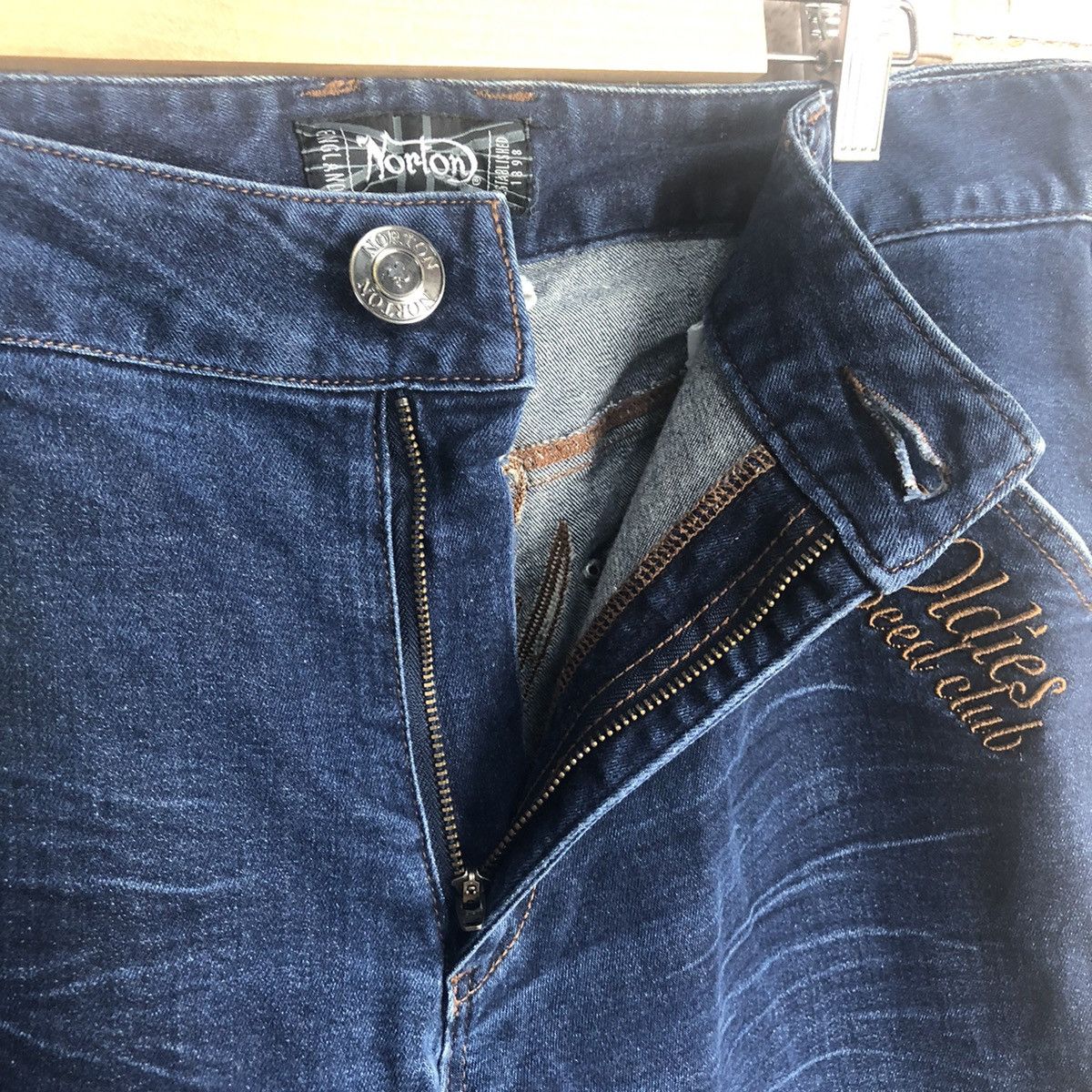 Japanese Brand × Norton Norton Blue Denim Pants #A64 Size US 34 / EU 50 - 11 Thumbnail