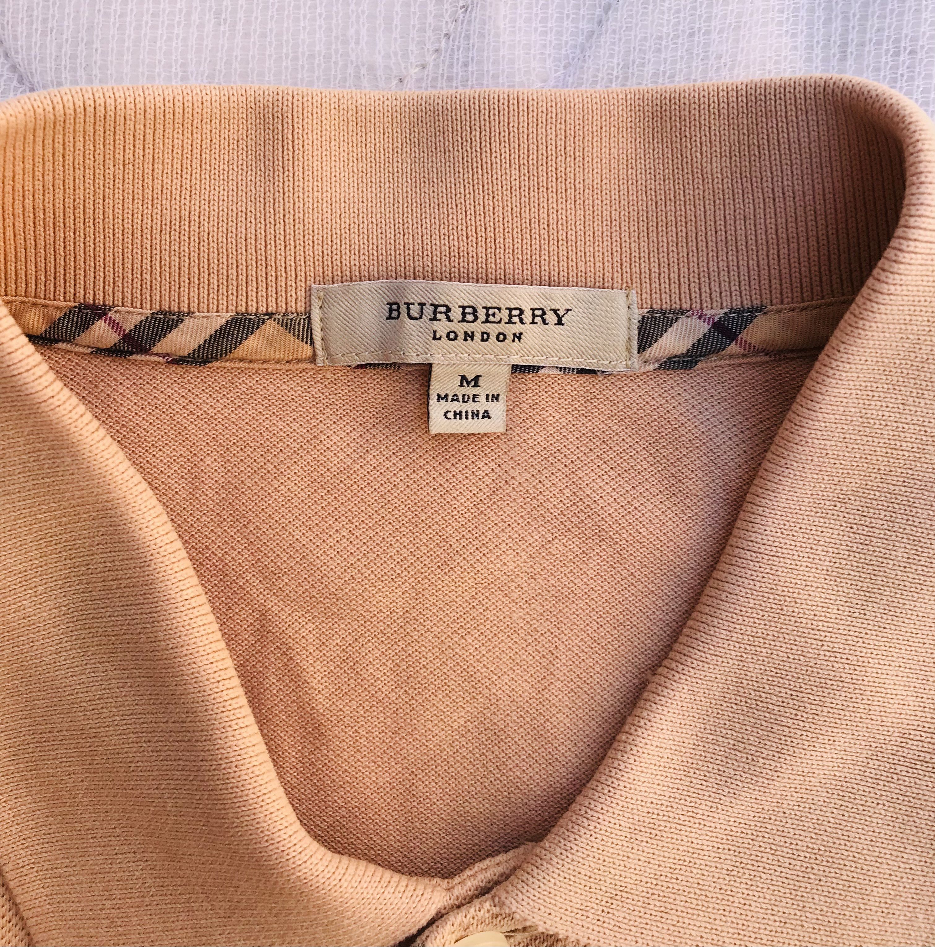 Burberry Burberry London Nova Check Polo Shirt Short Sleeve Men’s Size US M / EU 48-50 / 2 - 3 Thumbnail