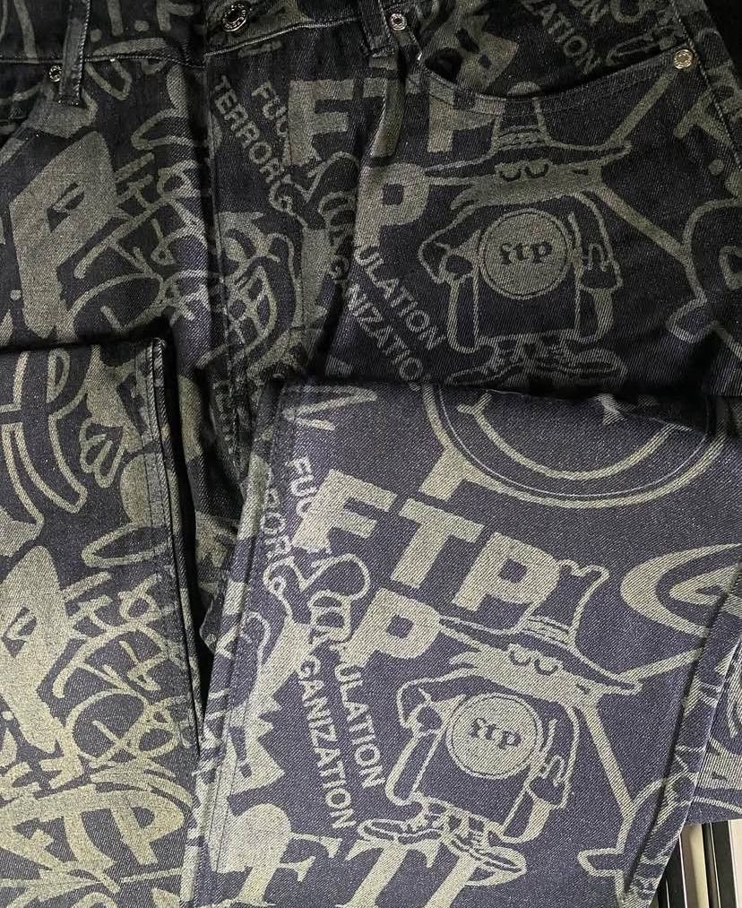 Fuck The Population FTP - Archive Denim Pants (FUCKTHEPOPULATION) Size US 34 / EU 50 - 4 Thumbnail