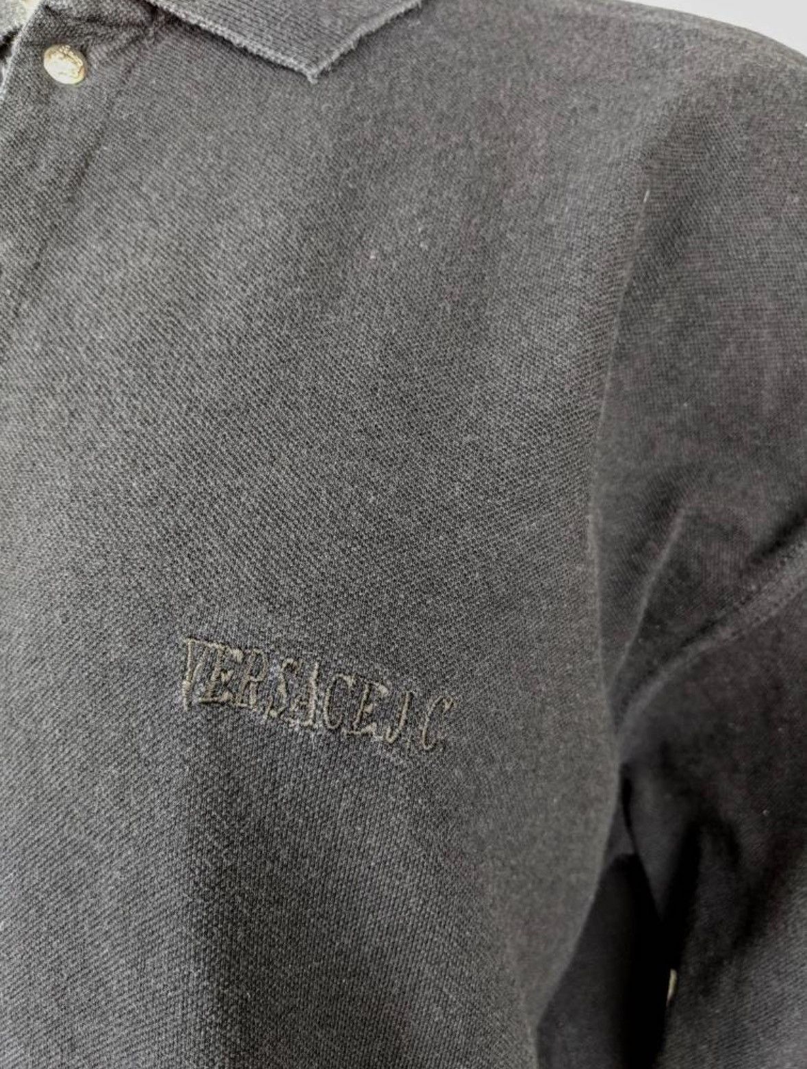 Versace Vintage Versace Polo Size US XL / EU 56 / 4 - 7 Thumbnail