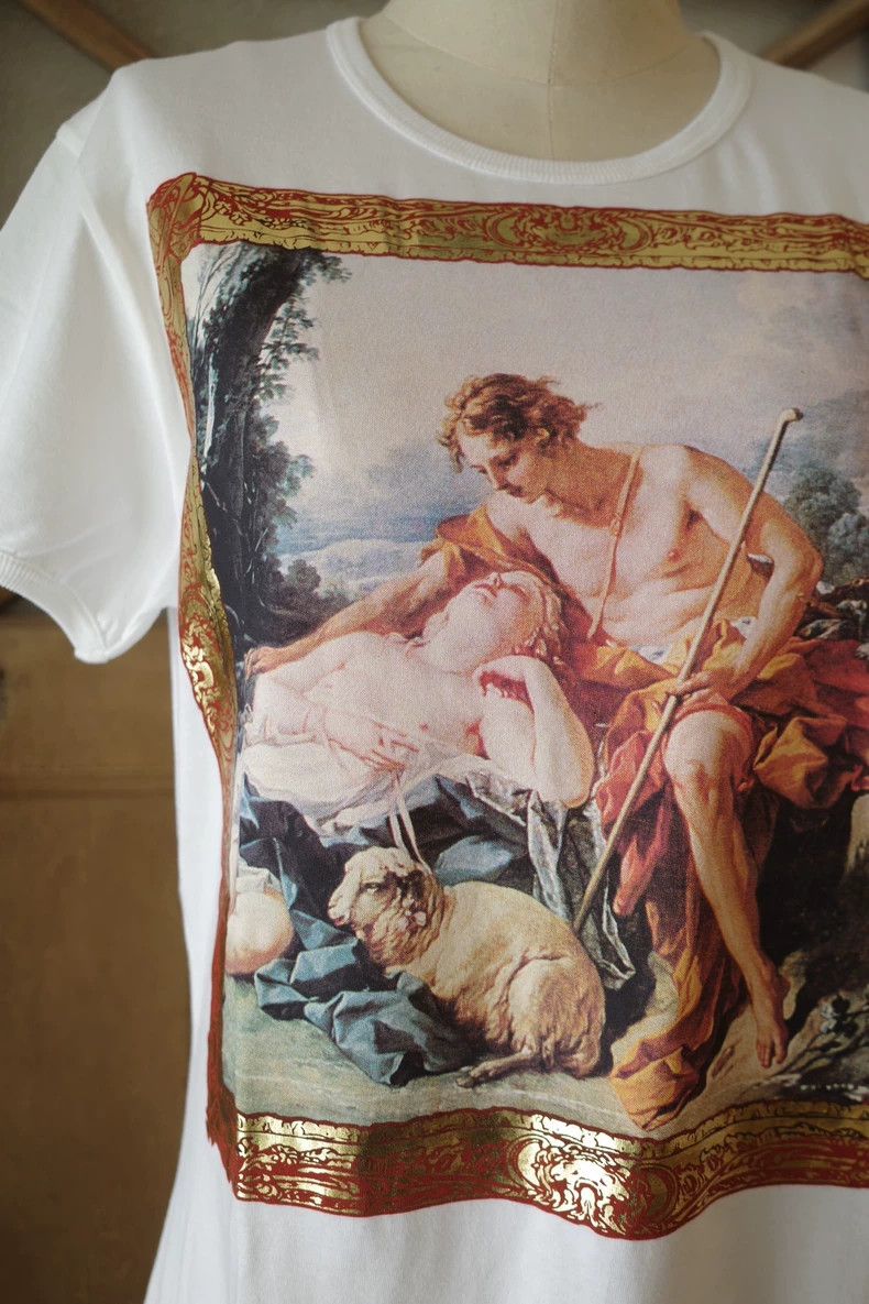 Vivienne Westwood Vivienne Westwood Gold foil oil painting T-shirt Size M / US 6-8 / IT 42-44 - 2 Thumbnail