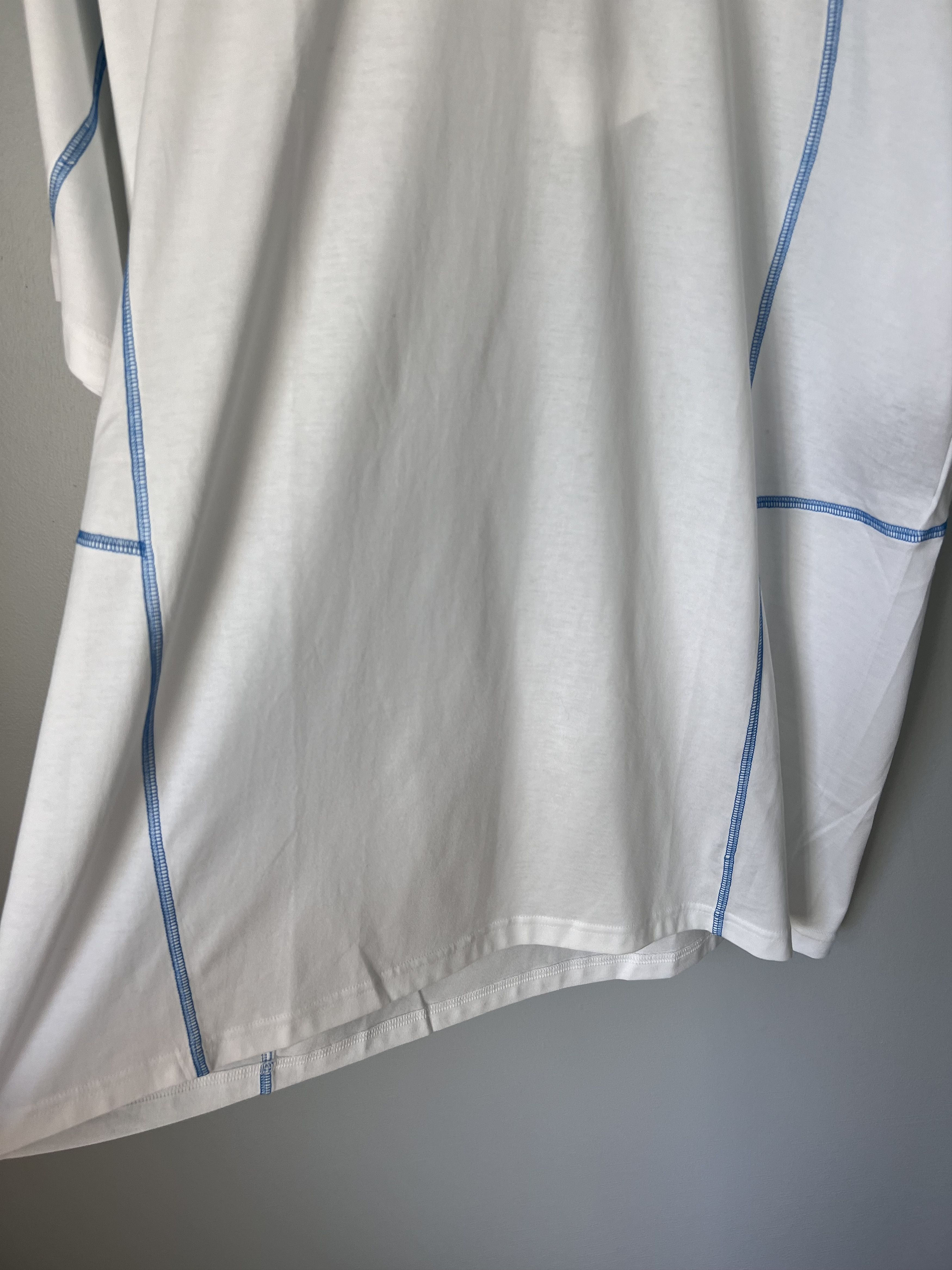 Calvin Klein 205W39NYC Calvin Klein 205W39NYC Jaws Mock Neck Tee in White Size US XL / EU 56 / 4 - 3 Thumbnail