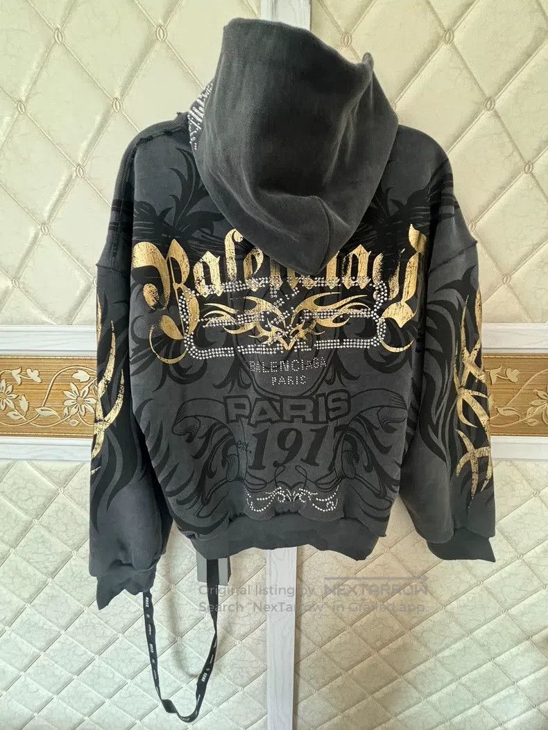 Balenciaga Balenciaga Hoodie without drawstrings Size US S / EU 44-46 / 1 - 2 Thumbnail