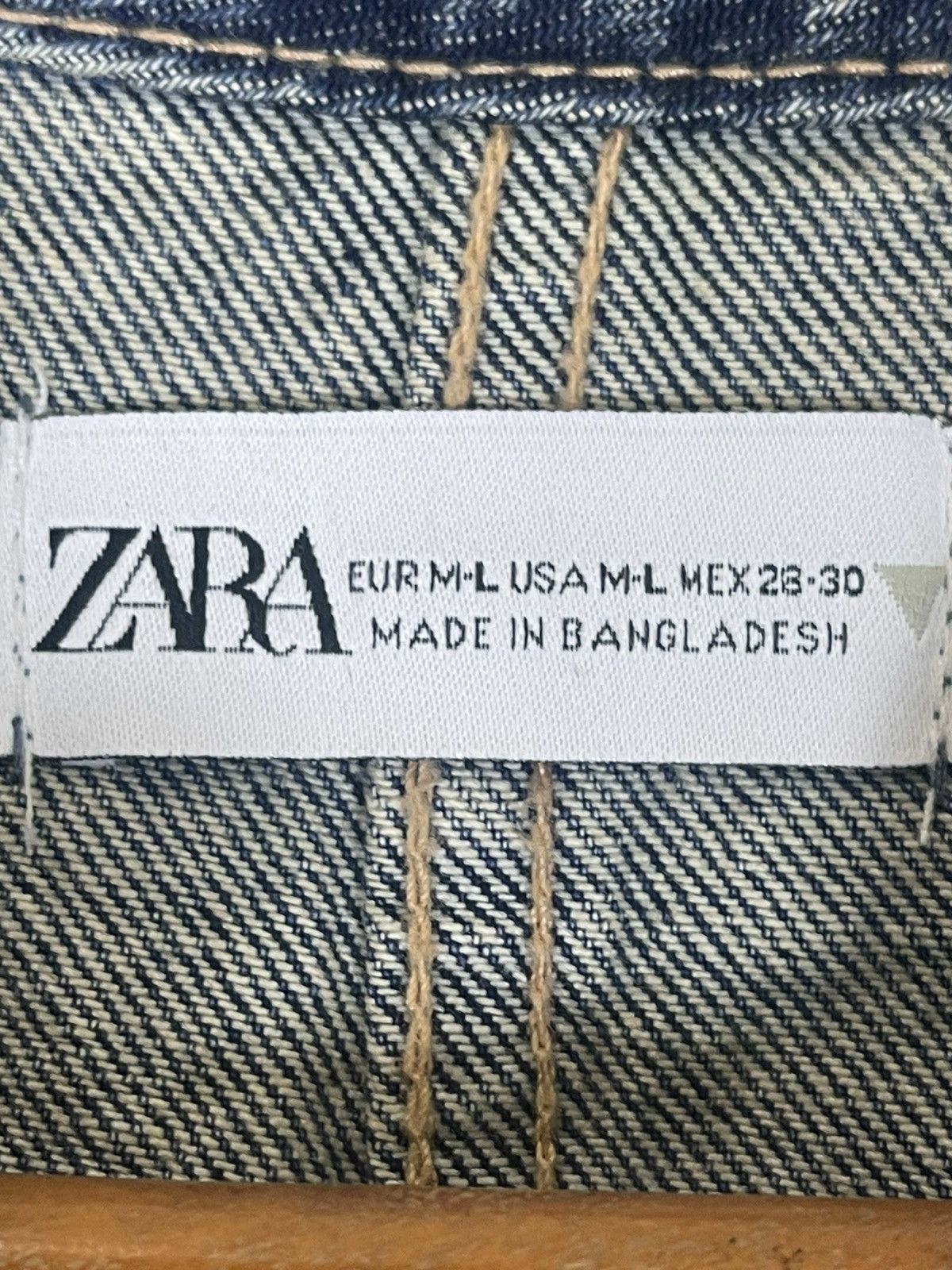 Zara ZARA DENIM JACKET Size US L / EU 52-54 / 3 - 15 Thumbnail