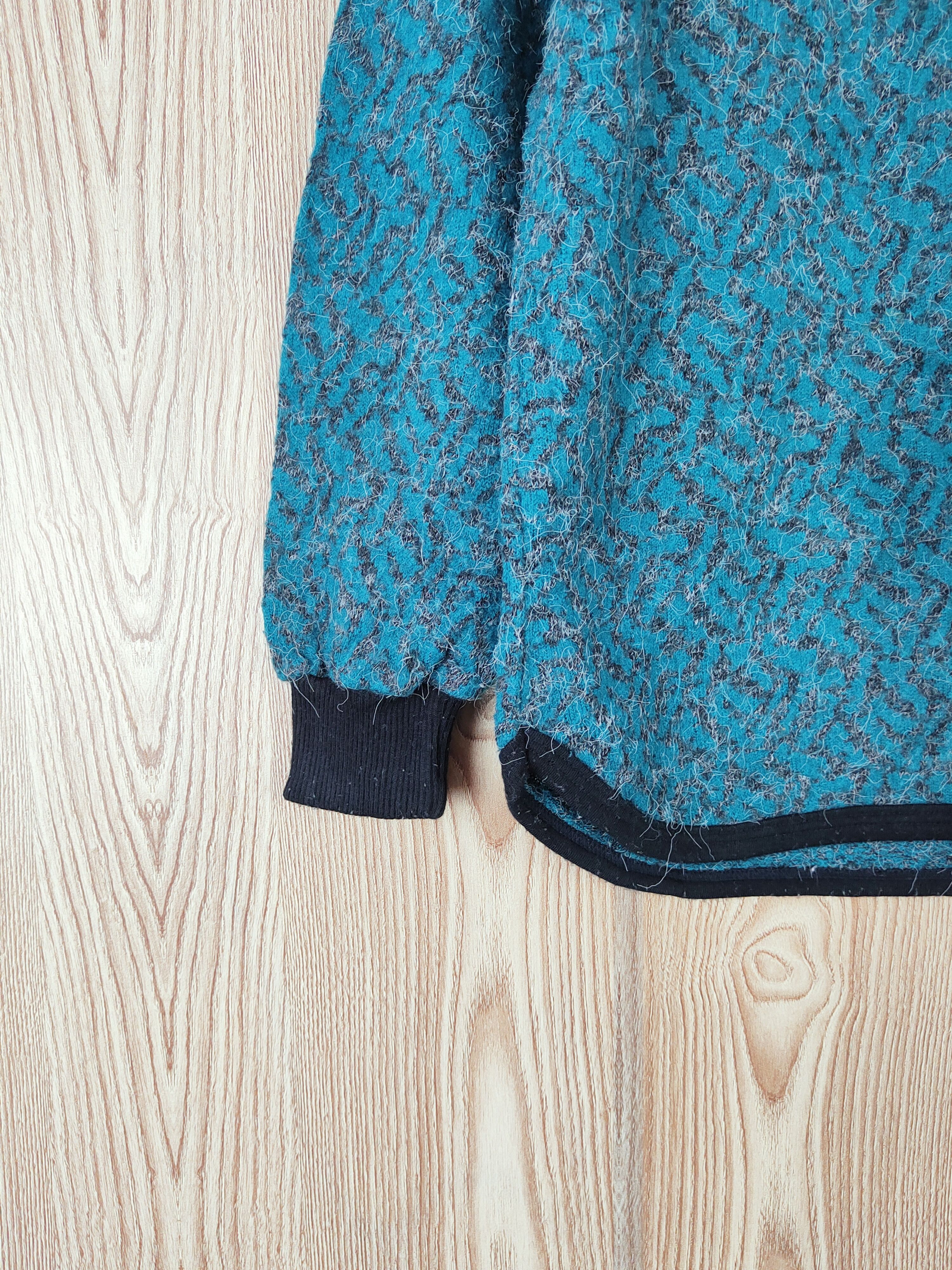 Homespun Knitwear × Japanese Brand × Vintage Japanese Brand Green Knitwear Sweatshirts #W886 Size L / US 10 / IT 46 - 5 Thumbnail