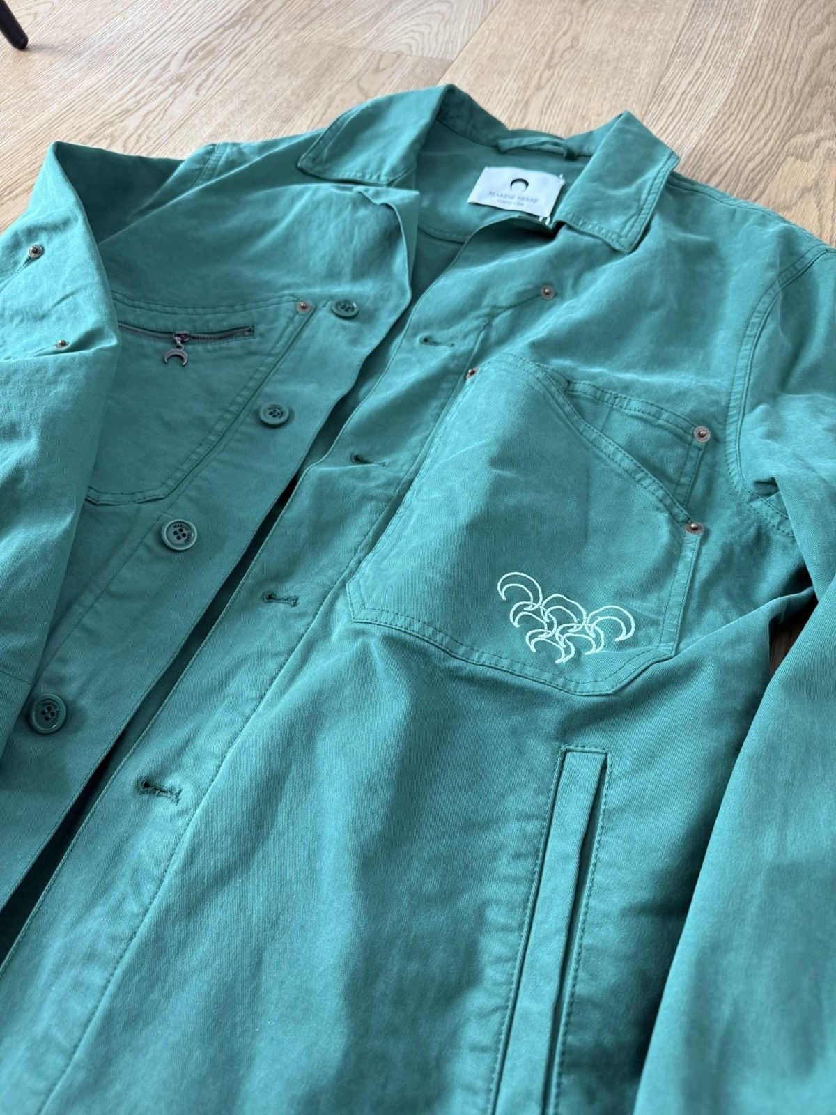 Marine Serre Marine Serre Workwear Jacket Evergreen Size US XS / EU 42 / 0 - 2 Thumbnail