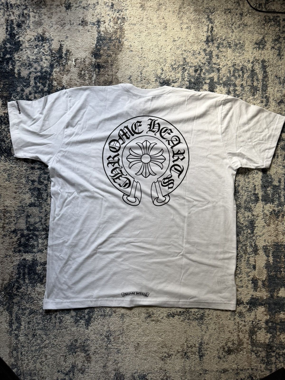 Chrome Hearts Chrome Hearts Horseshoe White Tee Shirt Size US XXL / EU 58 / 5 - 5 Thumbnail