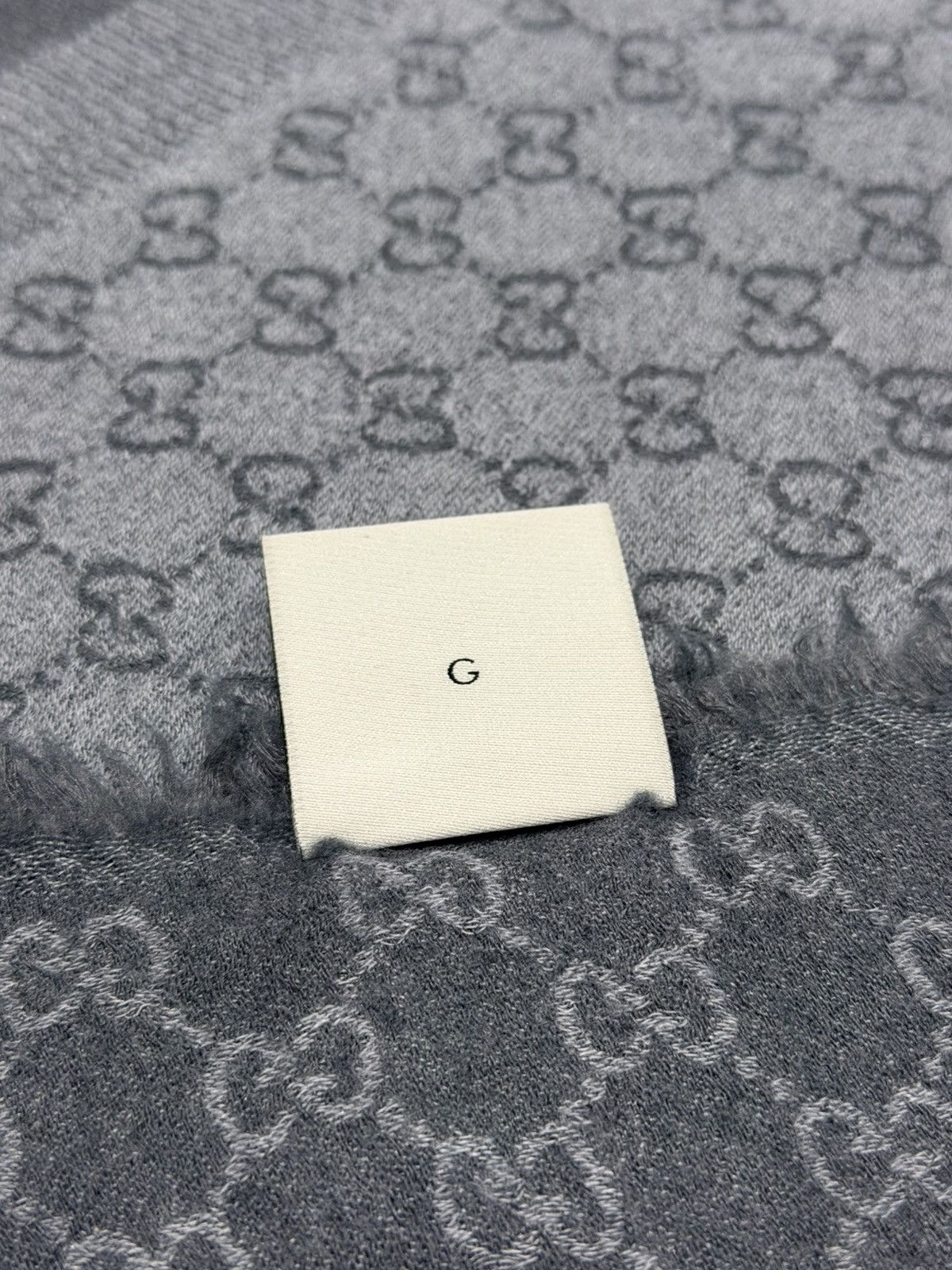 Gucci GUCCI GG Monogram Wool Big Scarf Demna Nettspend Fakemink Size ONE SIZE - 8 Thumbnail