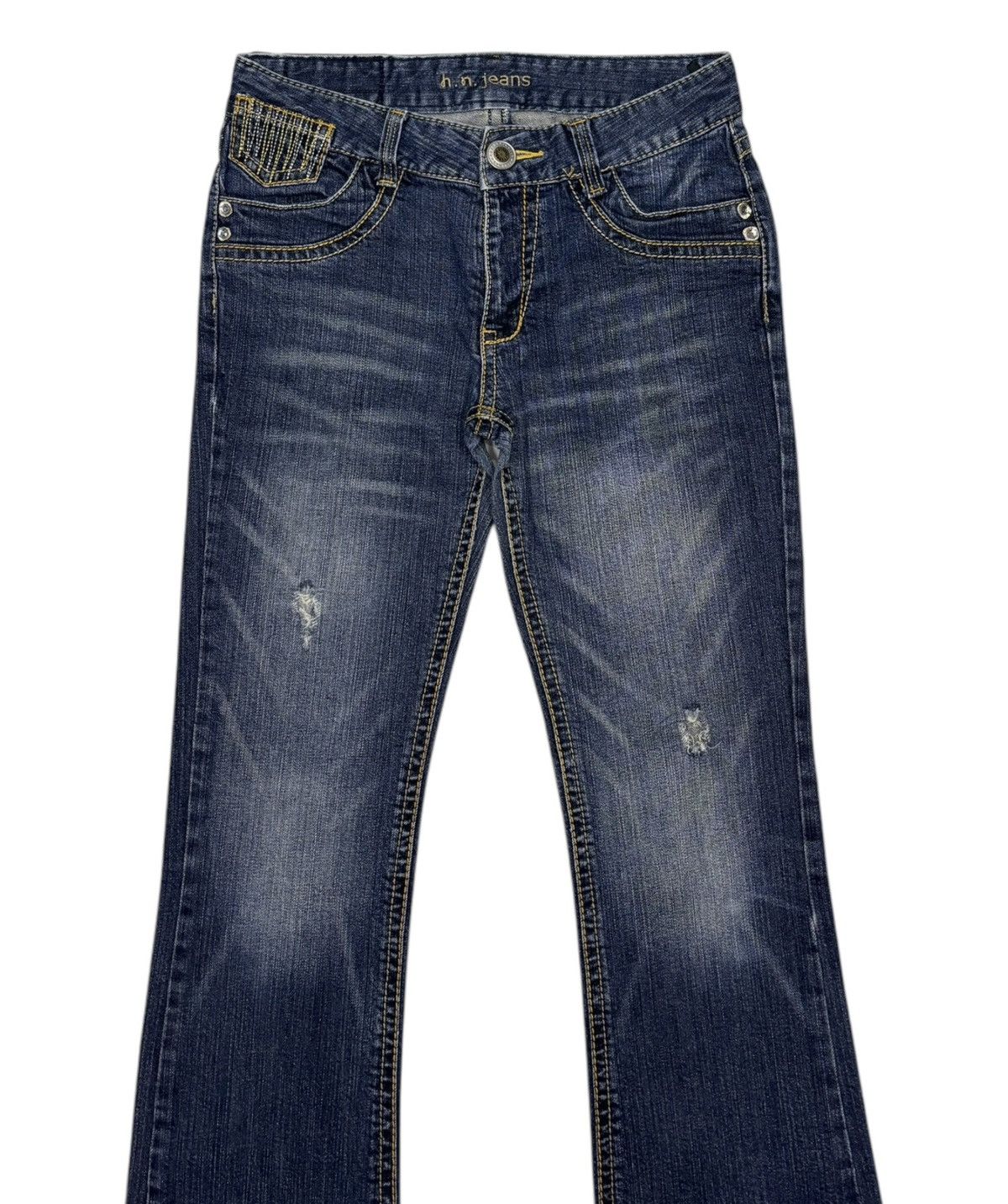 Japanese Brand 🔥HIROMICHI NAKANO FLARE BOOTCUT DENIM JEANS JAPANESE Size US 29 - 5 Thumbnail