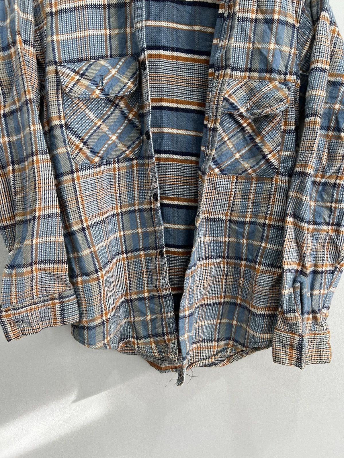 FiveBrother Vintage Five Brother Plaid Flannel Button Up Shirt Size US S / EU 44-46 / 1 - 5 Thumbnail