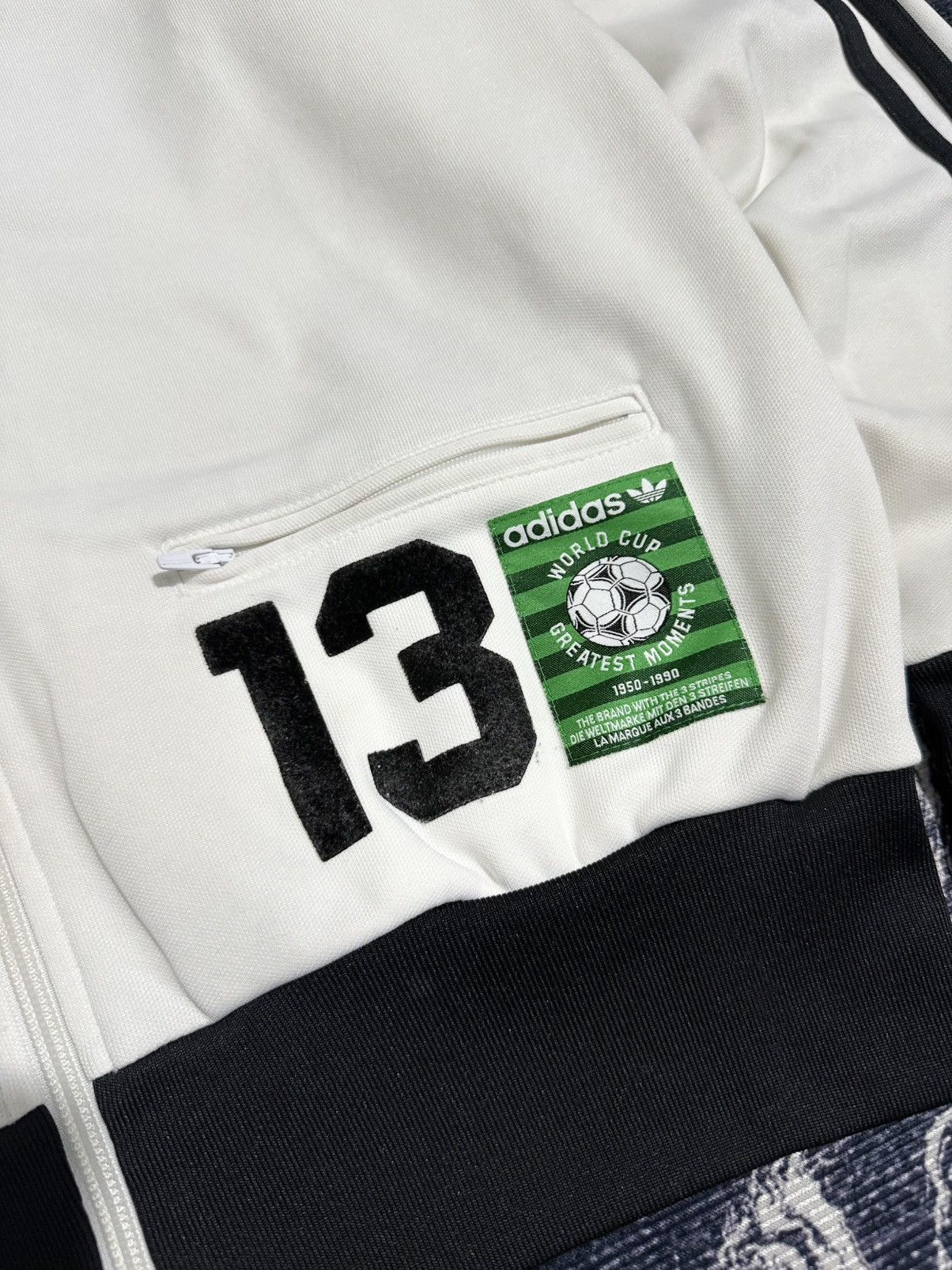 Vintage Vintage germany world cup 1950-1990 der bomber track top Size US L / EU 52-54 / 3 - 3 Thumbnail
