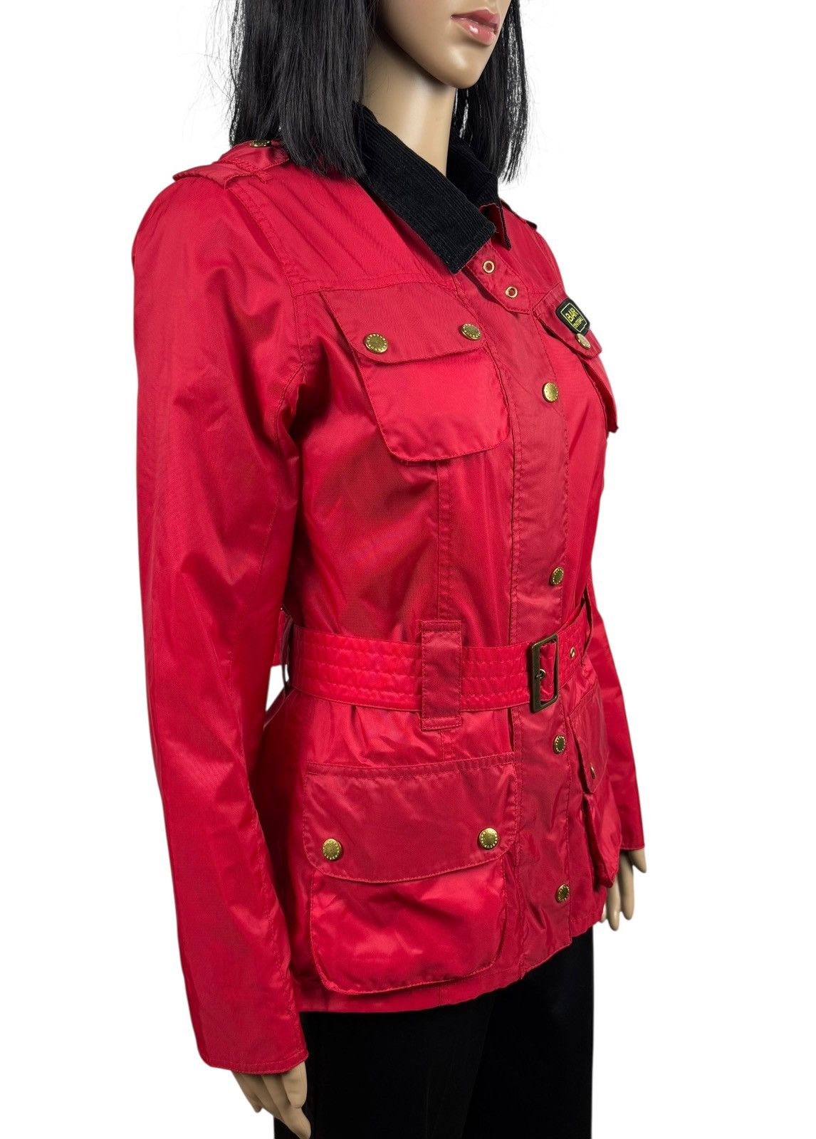 Barbour Barbour International Rainbow Belted Jacket Nylon UK8 US4 Size S / US 4 / IT 40 - 5 Thumbnail
