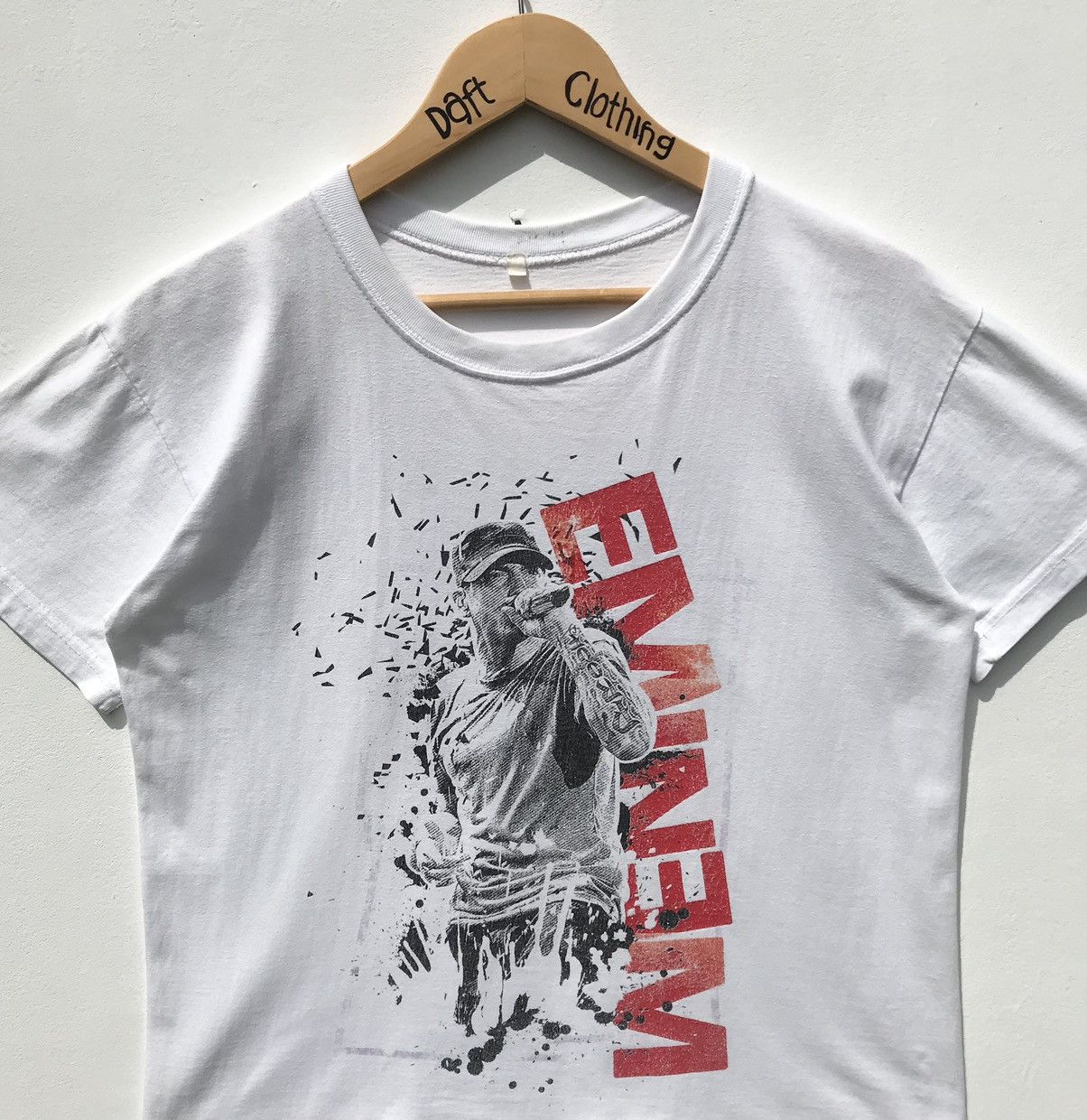 Rap Tees 💥Hot Item💥Eminem American Rapper Shirt Eminem Hip Hop Size US XS / EU 42 / 0 - 9 Thumbnail